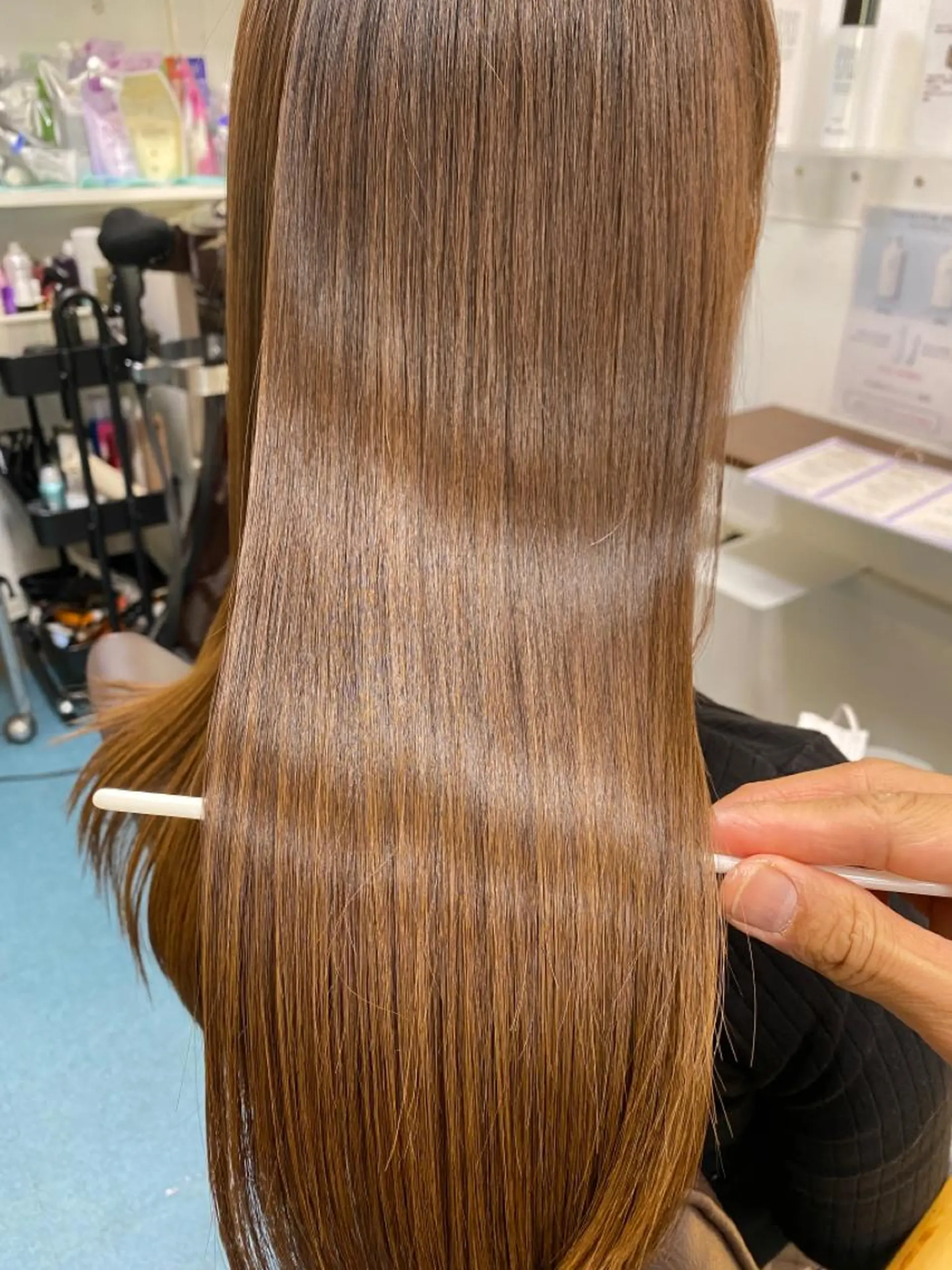 ロング カラー 髪質改善 トリートメント カット ヘアカラー トリートメント 【髪質改善】に特化 オリーブオイルクラブのヘアスタイル