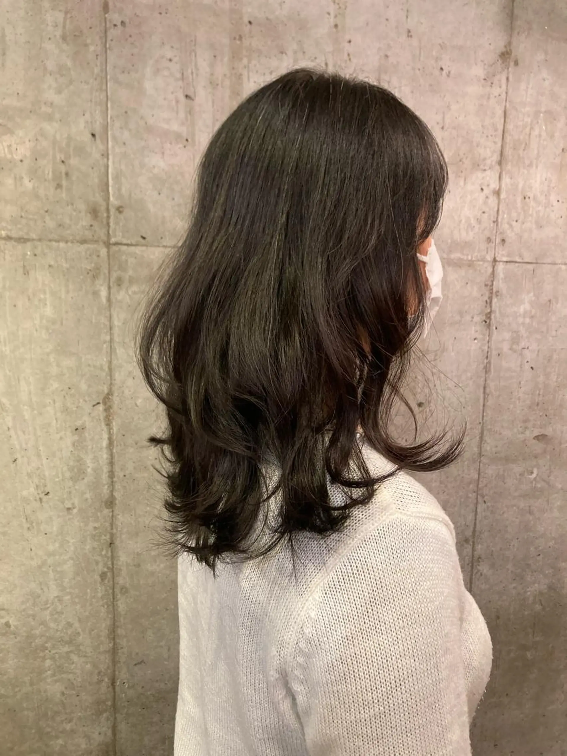ロング ボブ ハイライト 姫カット おくれ毛 ✂︎岡根 京花✂︎のヘアスタイル