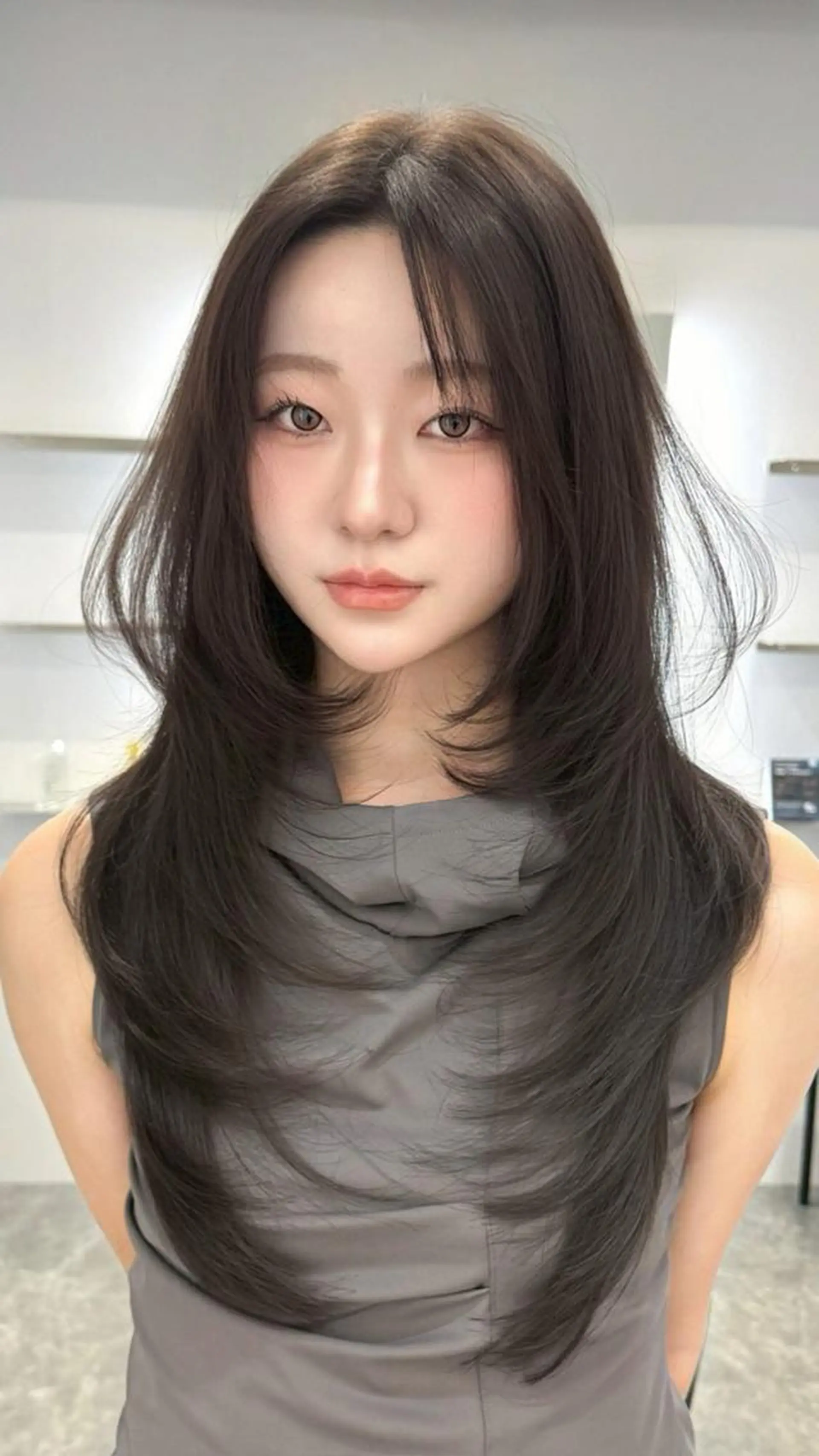 ロング レイヤーカット 似合わせカット 艶カラー/レイヤー/ 京都fuka🎀🪽のヘアスタイル