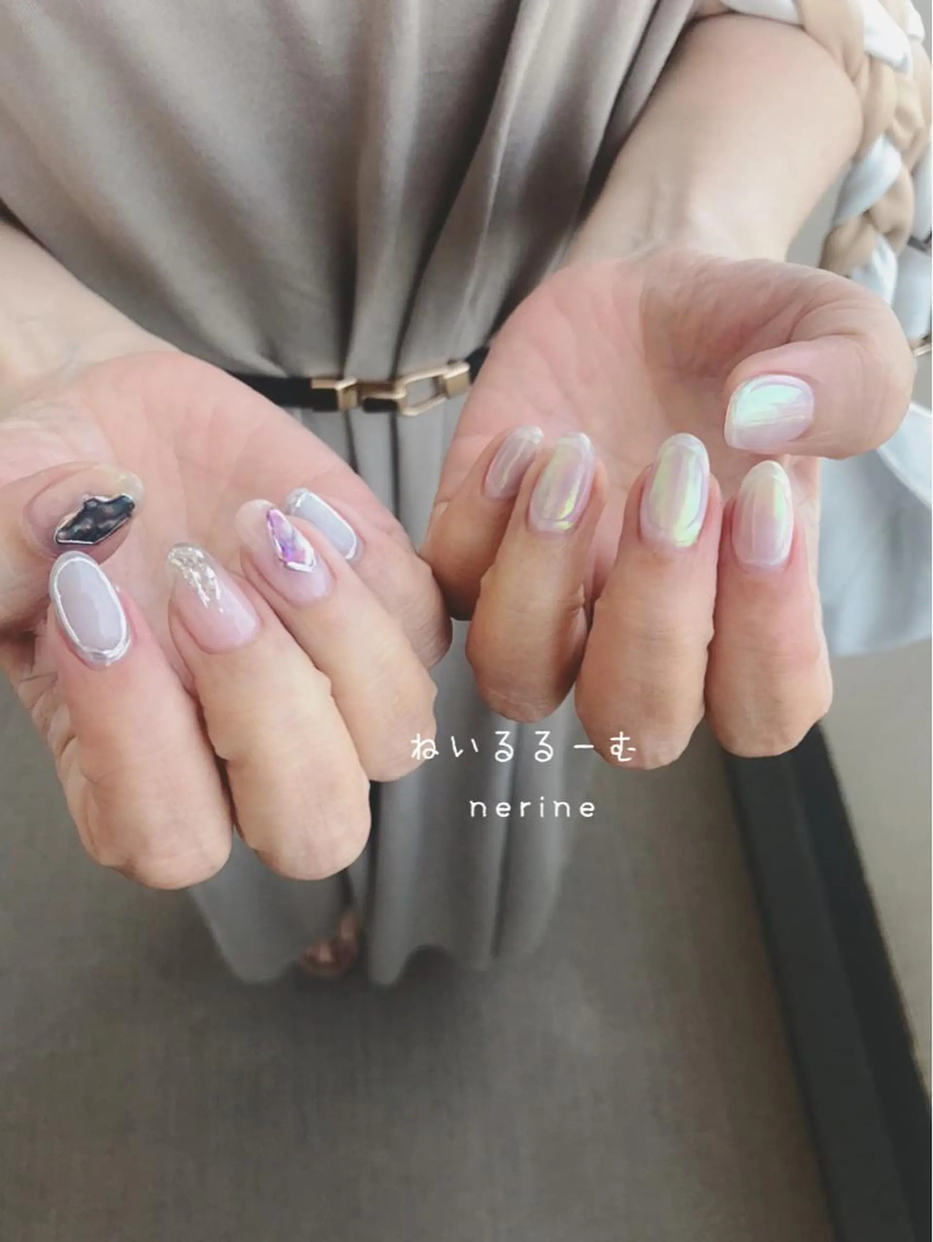 ネイル フットネイル ジェルネイル ニュアンスネイル シンプルネイル ストーンネイル NAILST Naomiのネイルデザイン