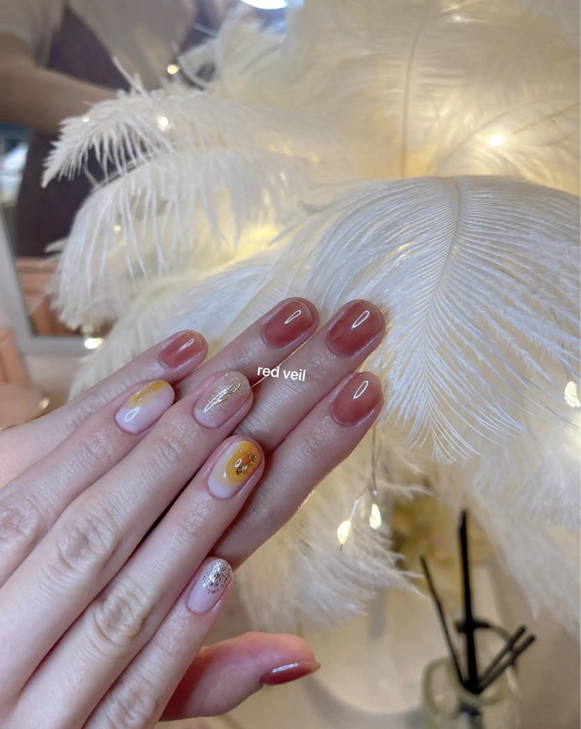 ショート ネイル 長さ出し専門 nynaのネイルデザイン