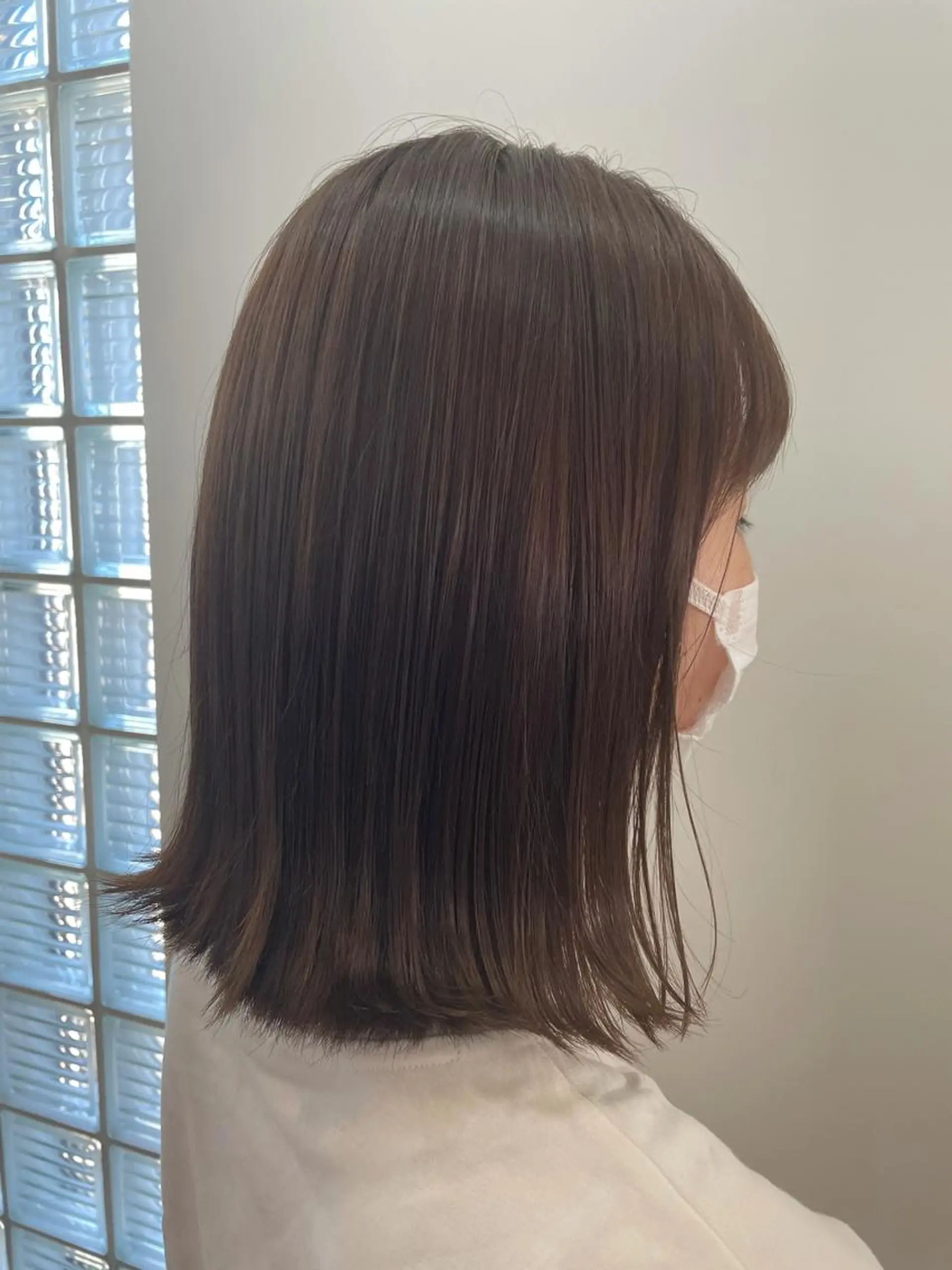 ミディアム カラー ショート/脱白髪染め ☆宇﨑悠実のヘアスタイル