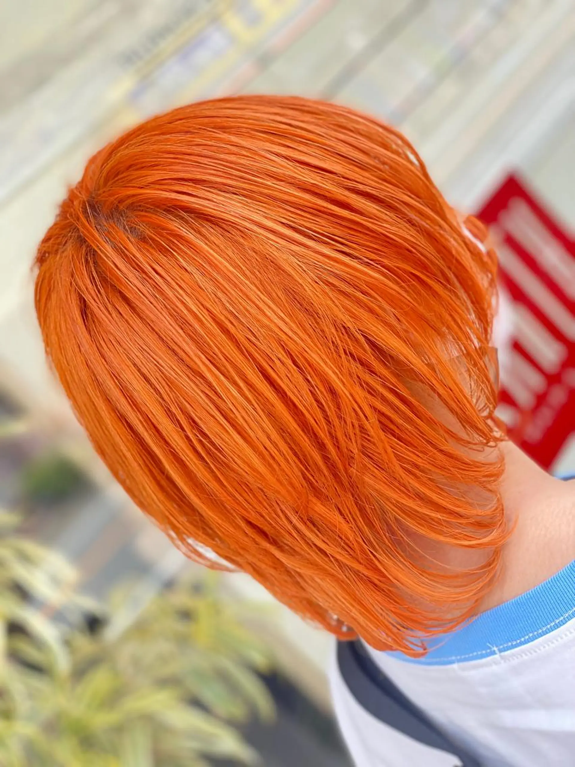 ミディアム カラー ダブルカラー オレンジ ウルフカット カット ヘアカラー パーマ 縮毛矯正 トリートメント 💇‍♀️✨サラツヤ 特化✨　天野翔のヘアスタイル