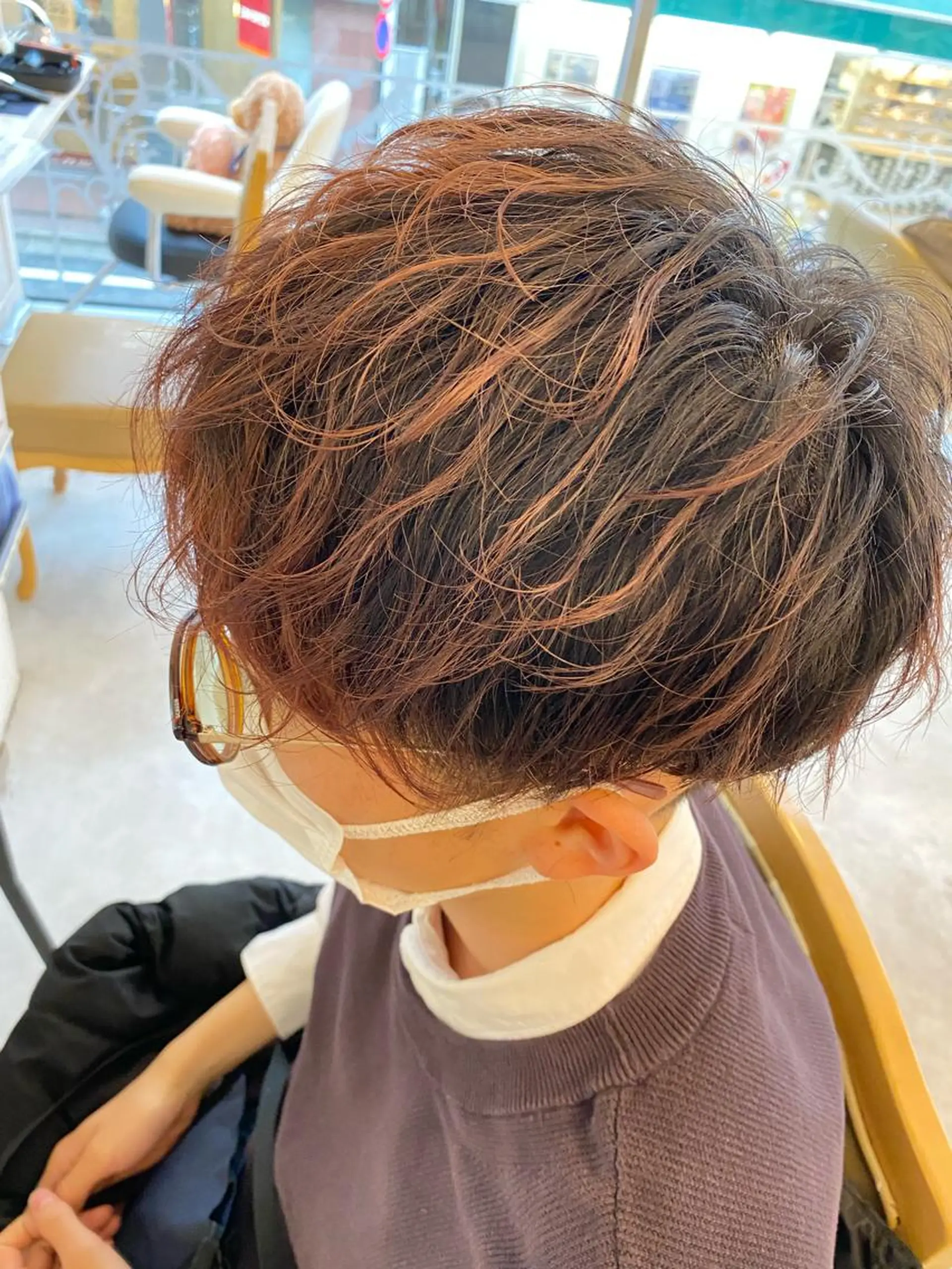 カラー メンズ カット 似合わせパーマ 渡辺尚暉のヘアスタイル