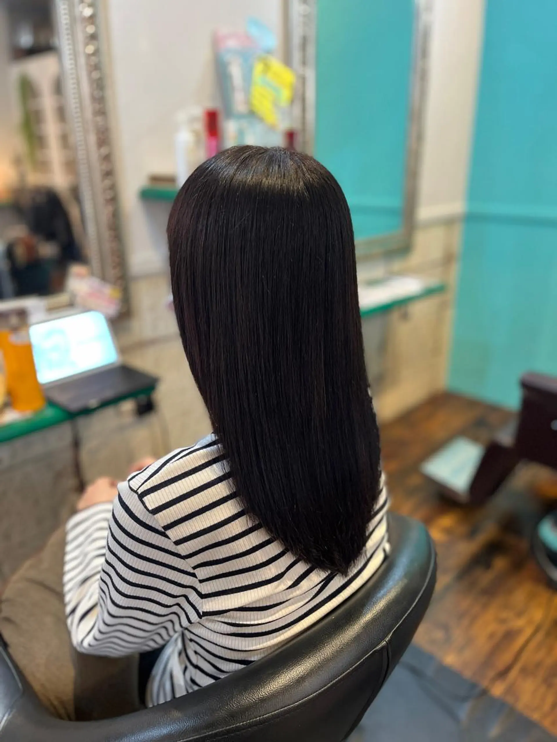 セミロング 髪質改善 縮毛矯正 大人女性🌈満足度n o1✨黒川のヘアスタイル