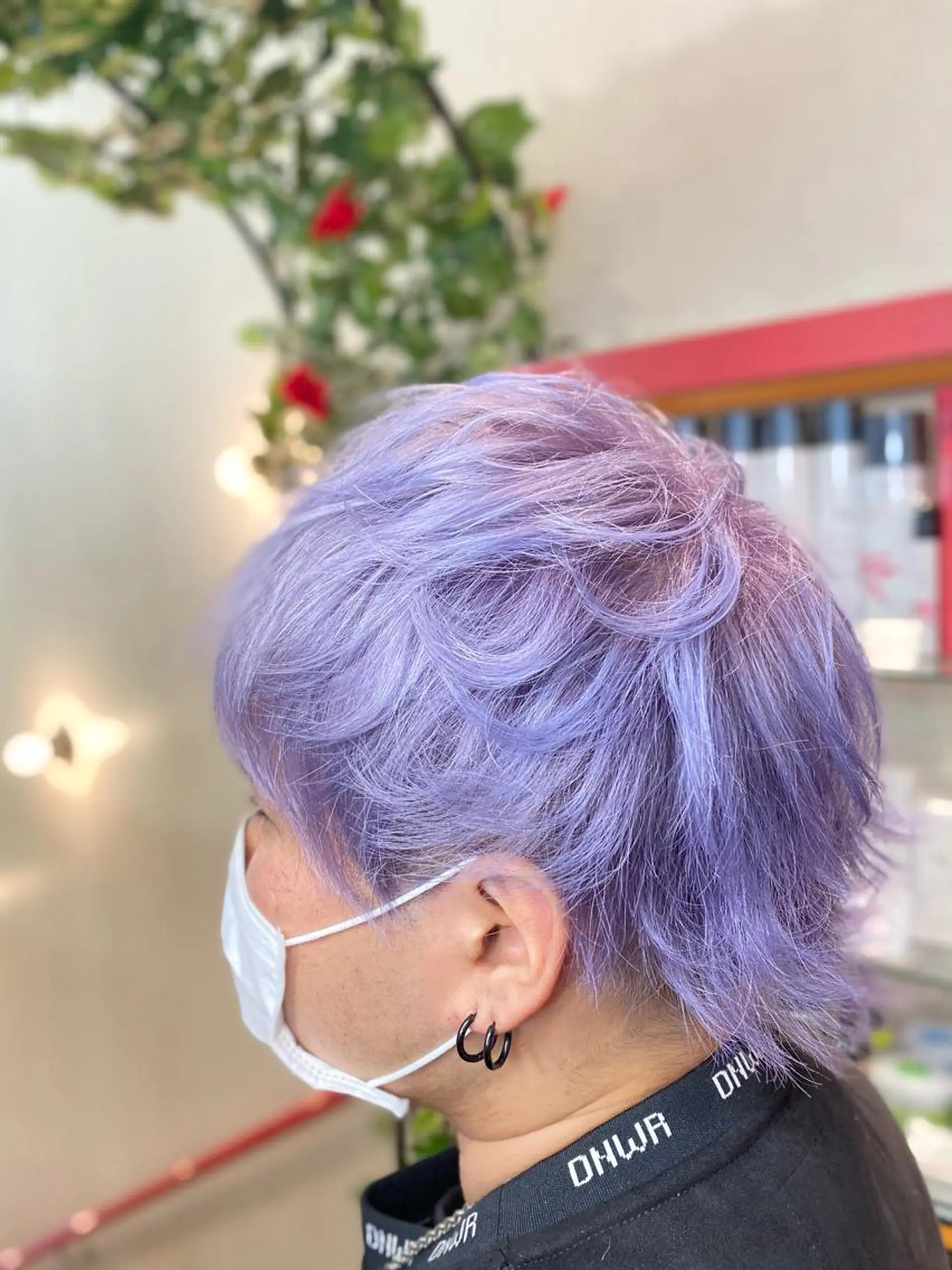 メンズ ヘアカラー ゆぴ☾‪/推しカラー /ハイトーンのヘアスタイル