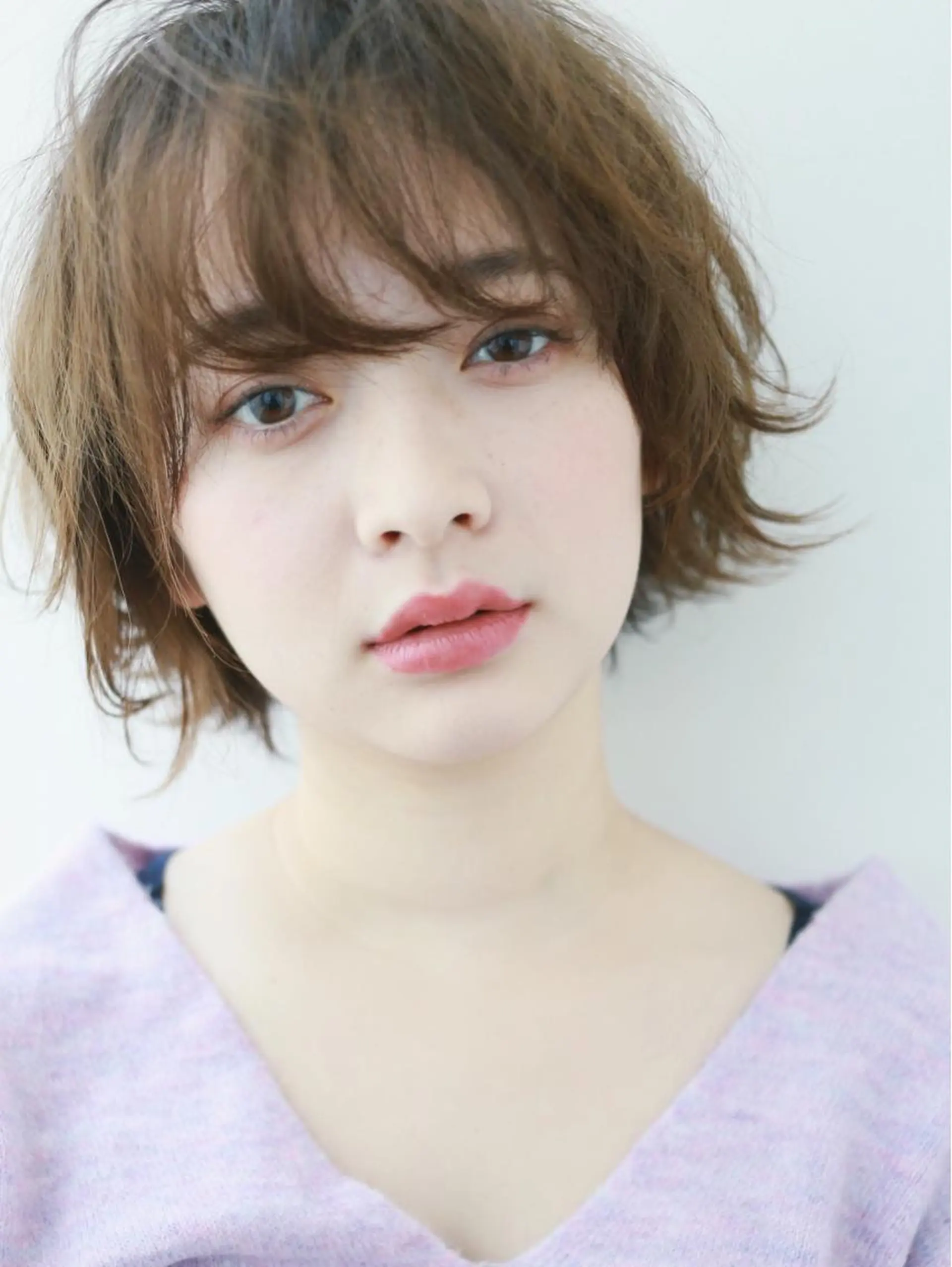 ショート カラー パーマ ヘアアレンジ メンズ キッズ アンブレラカラー💫 フェイスフレーミングのヘアスタイル