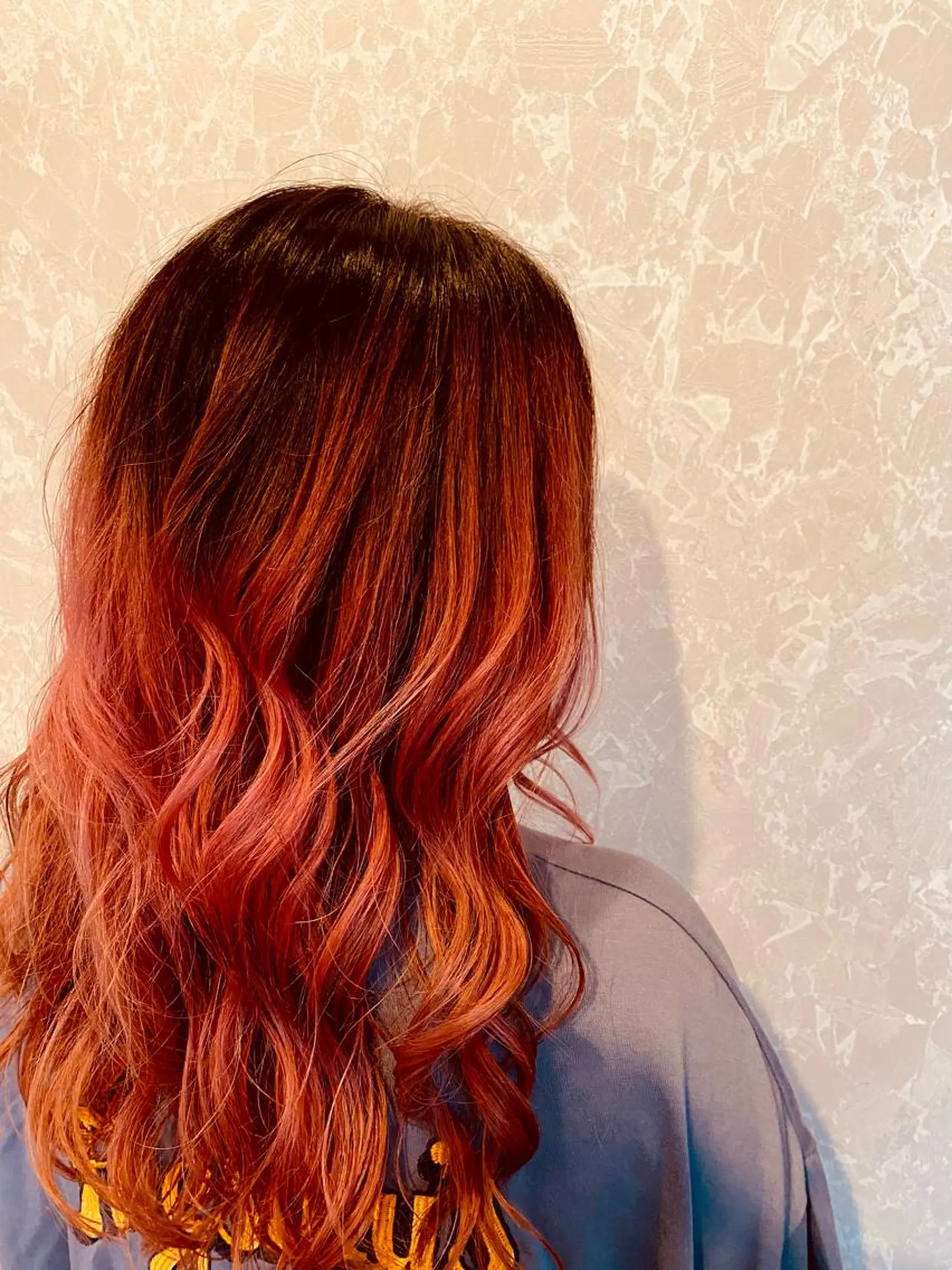 セミロング ヘアカラー トリートメント marron 加瀬のヘアスタイル