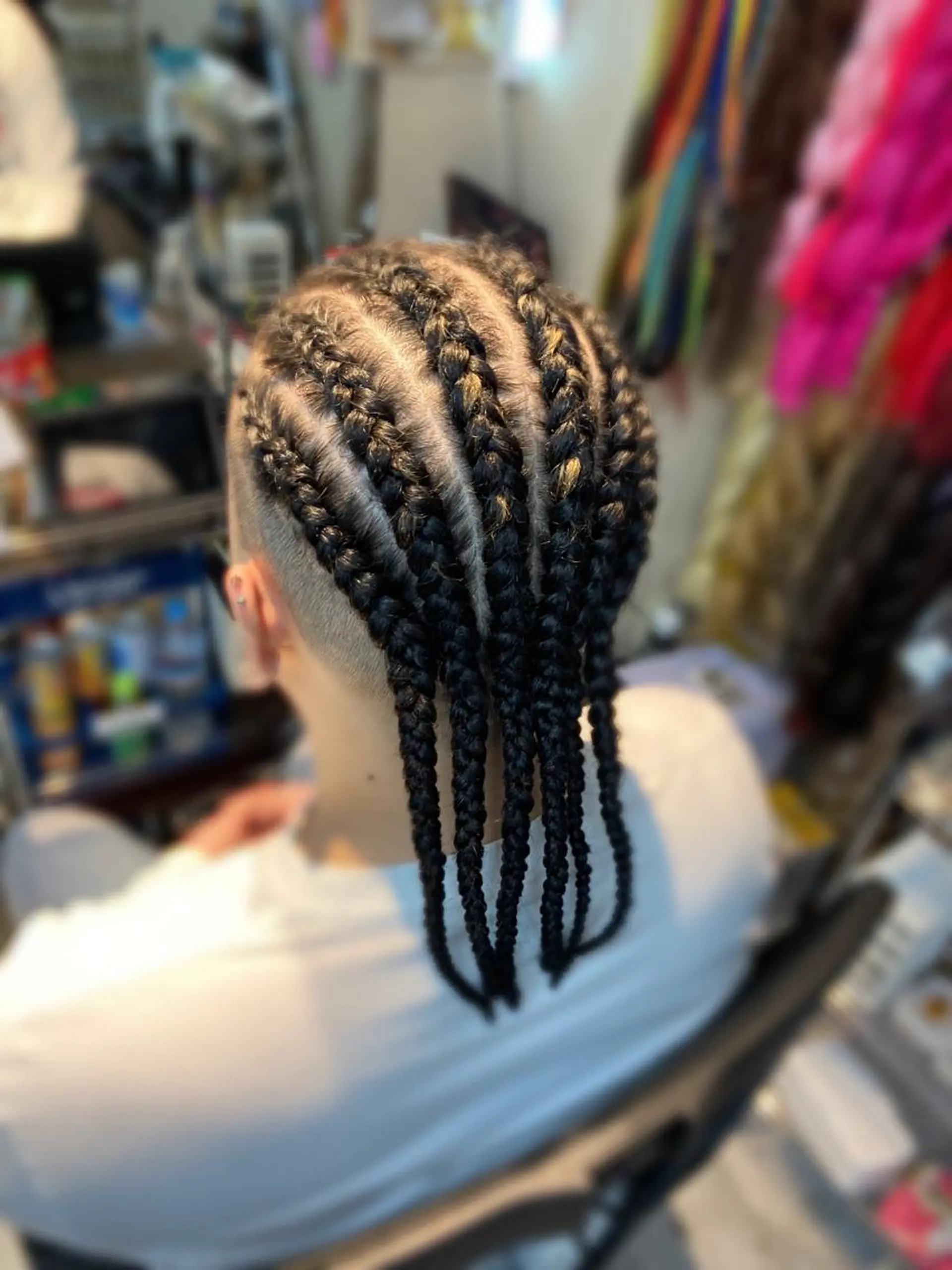 ミディアム エクステ エクステ 髪に魔法をかける🪄 💖💫編み込みヘアのヘアスタイル