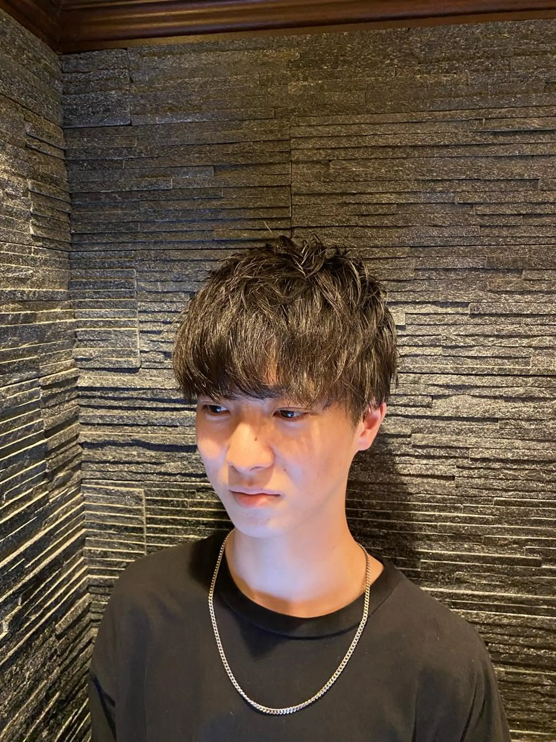 ミディアム 齋藤 大晟のヘアスタイル