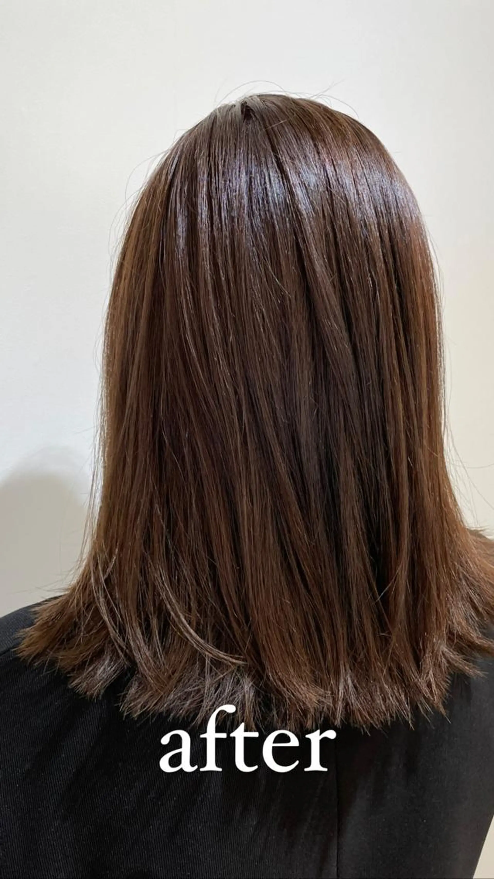 ミディアム カラー ブラウンカラー ナチュラルブラウン カット ヘアカラー トリートメント 過去一の柔髪ヘア 🌿einshairのヘアスタイル