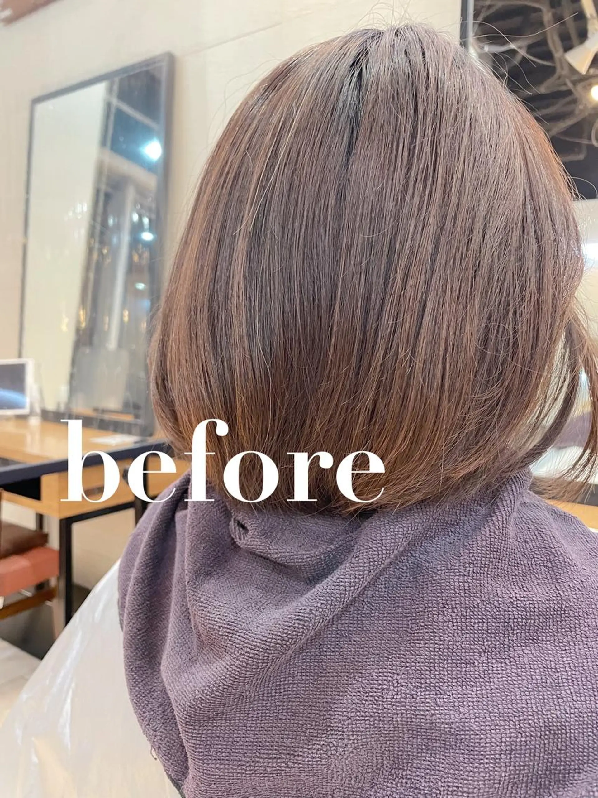 ショート カラー アッシュ アッシュブラウン ブラウンカラー 透明感カラー カット ヘアカラー トリートメント ボブ/ミディアム 親しみやすさ/さくらのヘアスタイル