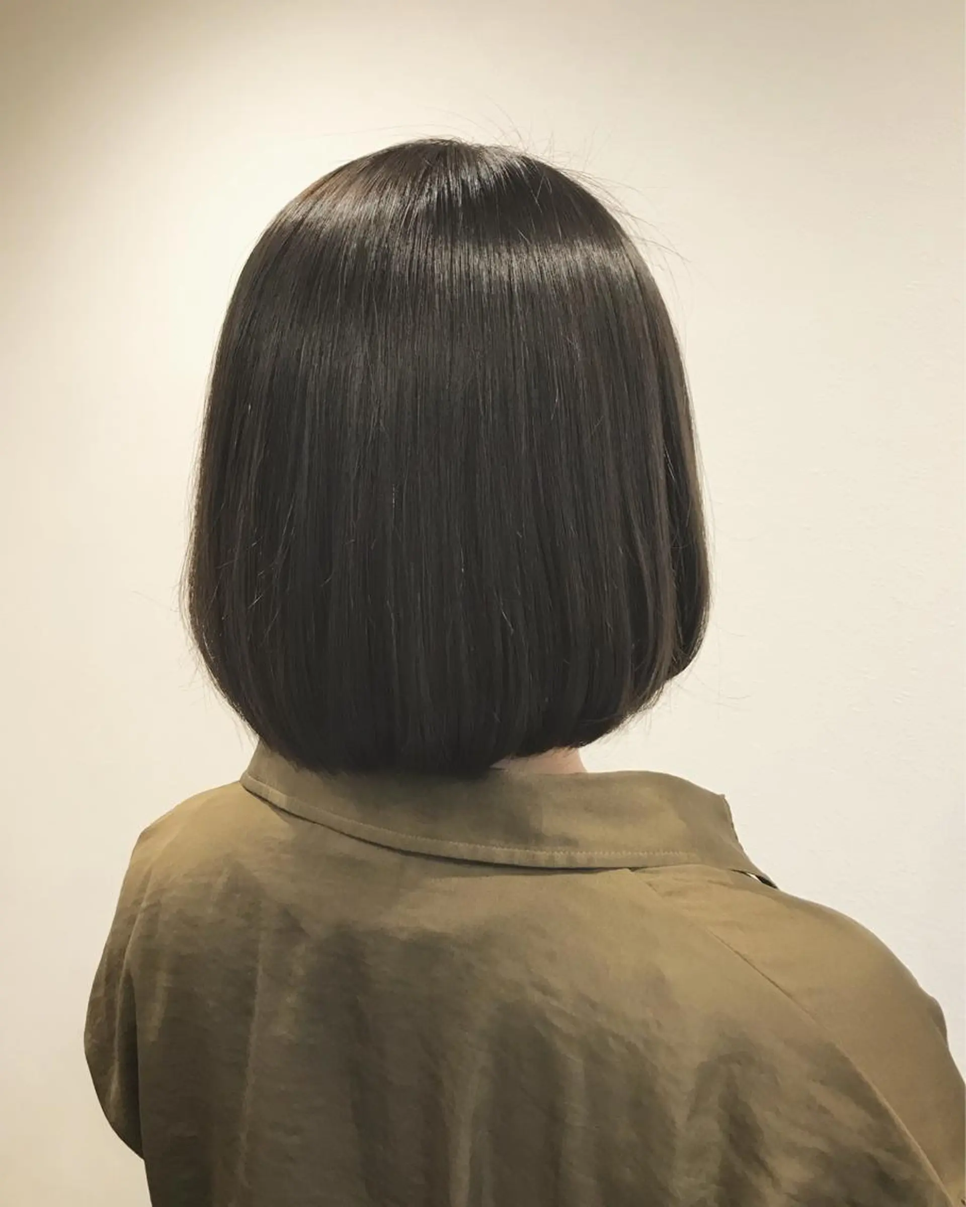 ショート パーマ ボブ ストレートパーマ カット トリートメント エイト ウメダのヘアスタイル