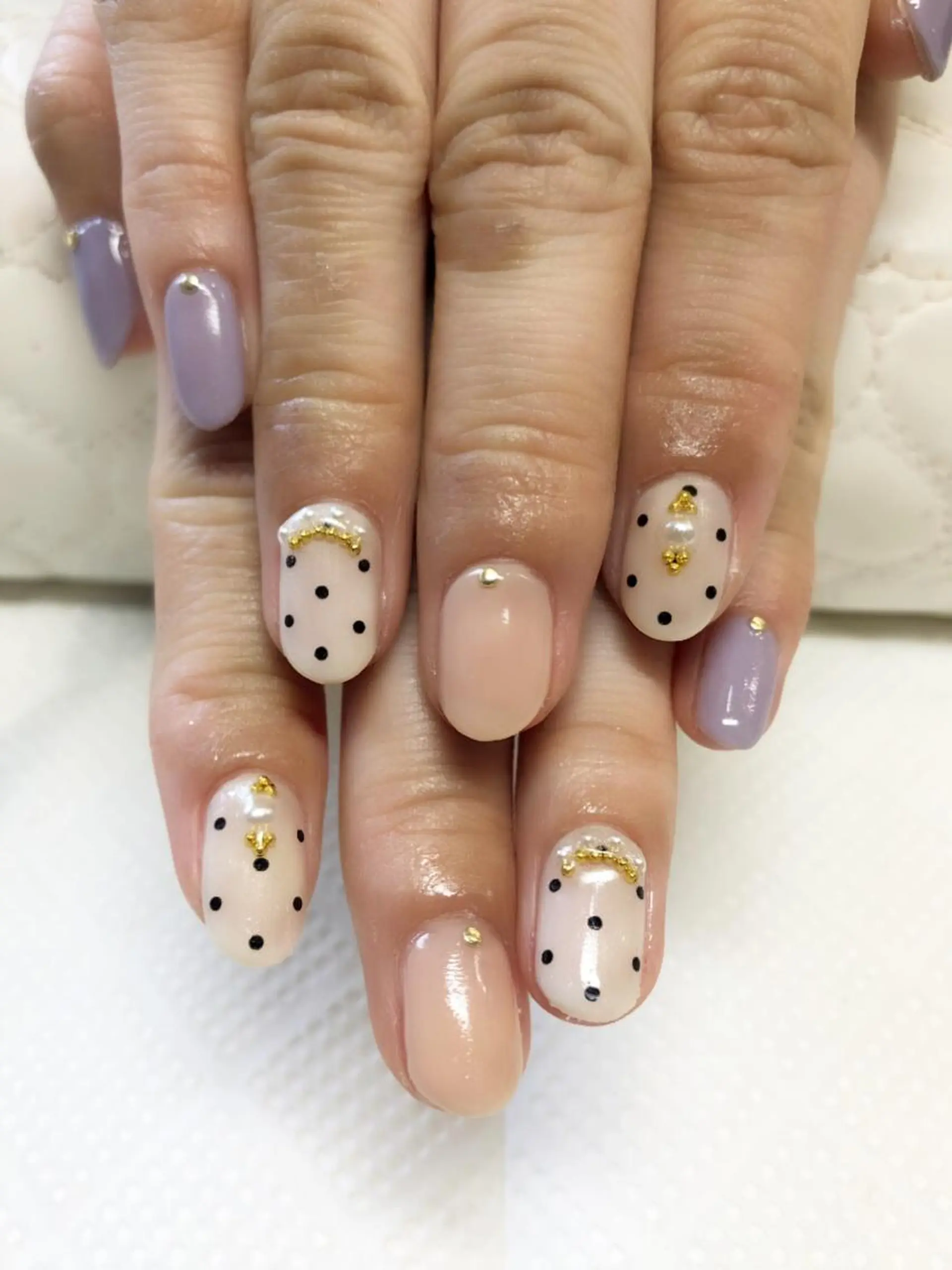 ミディアム ネイル Lulunail RieYのネイルデザイン