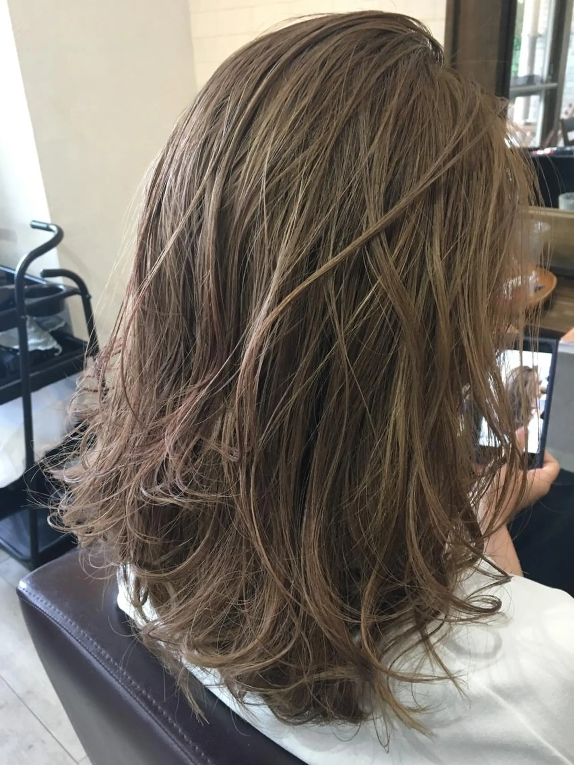 ロング 松本 亮のヘアスタイル