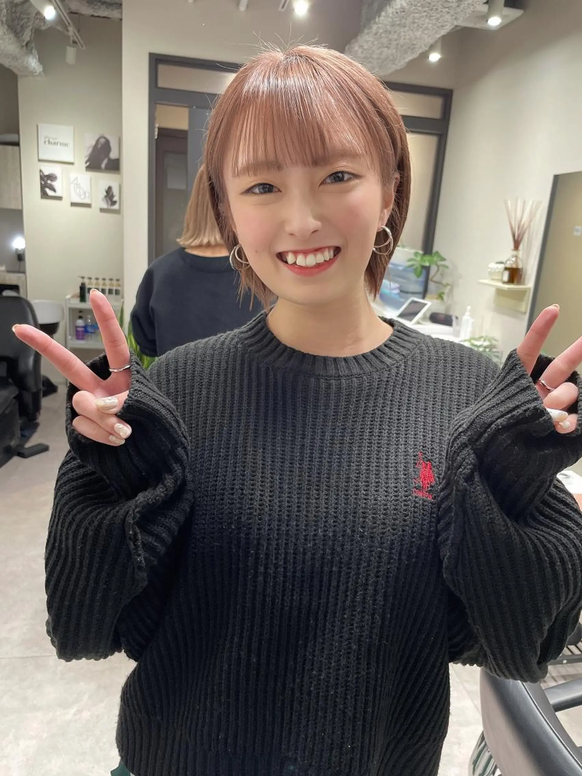 ショート カラー カット ヘアカラー 髪質改善will hairdesignのヘアスタイル