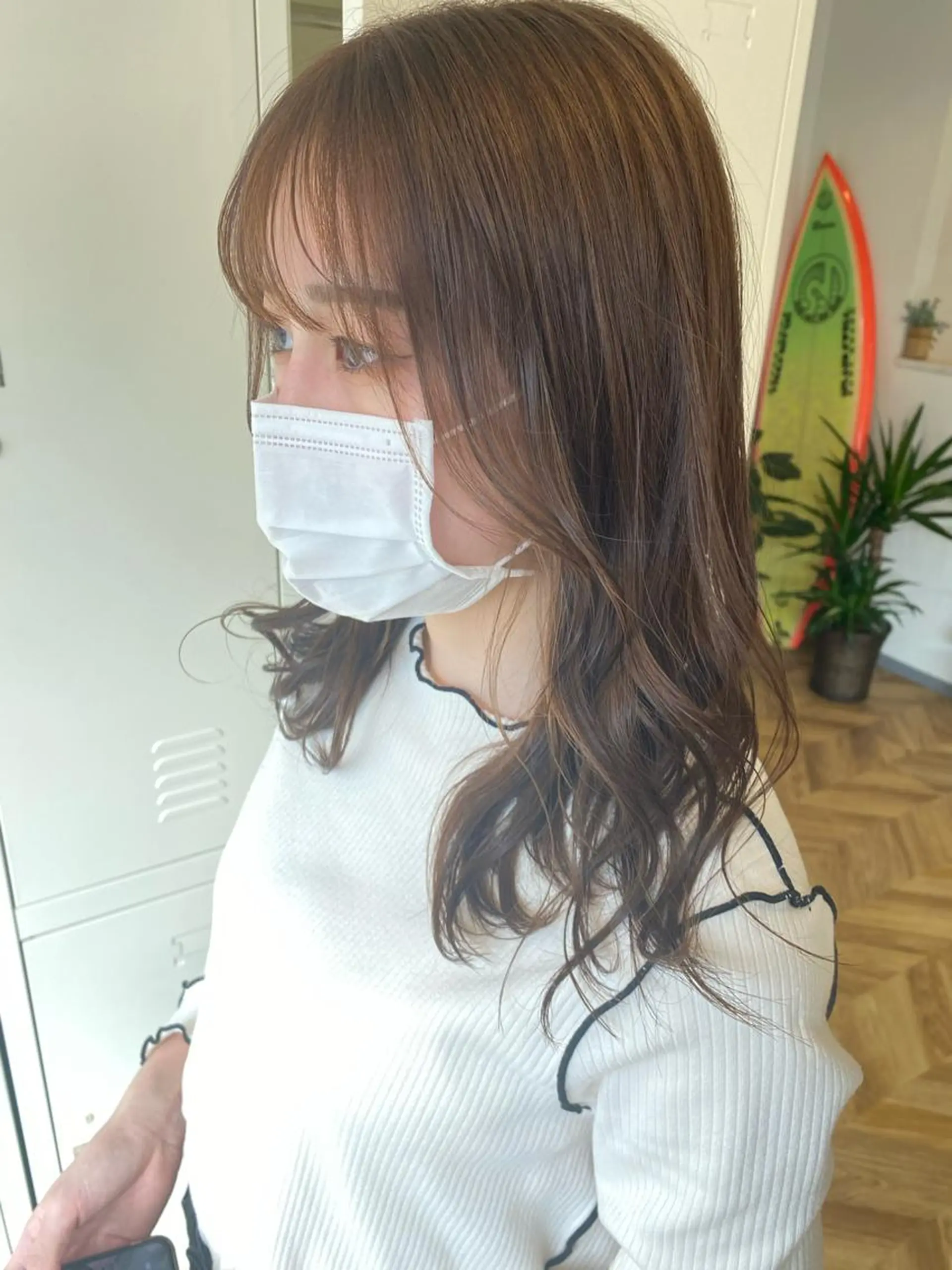 ロング カラー ヘアアレンジ アディクシーカラー ブリーチ 透明感カラー エドルカラー ハイライトカラー 夜23時まで予約🉑 reverieあきらのヘアスタイル