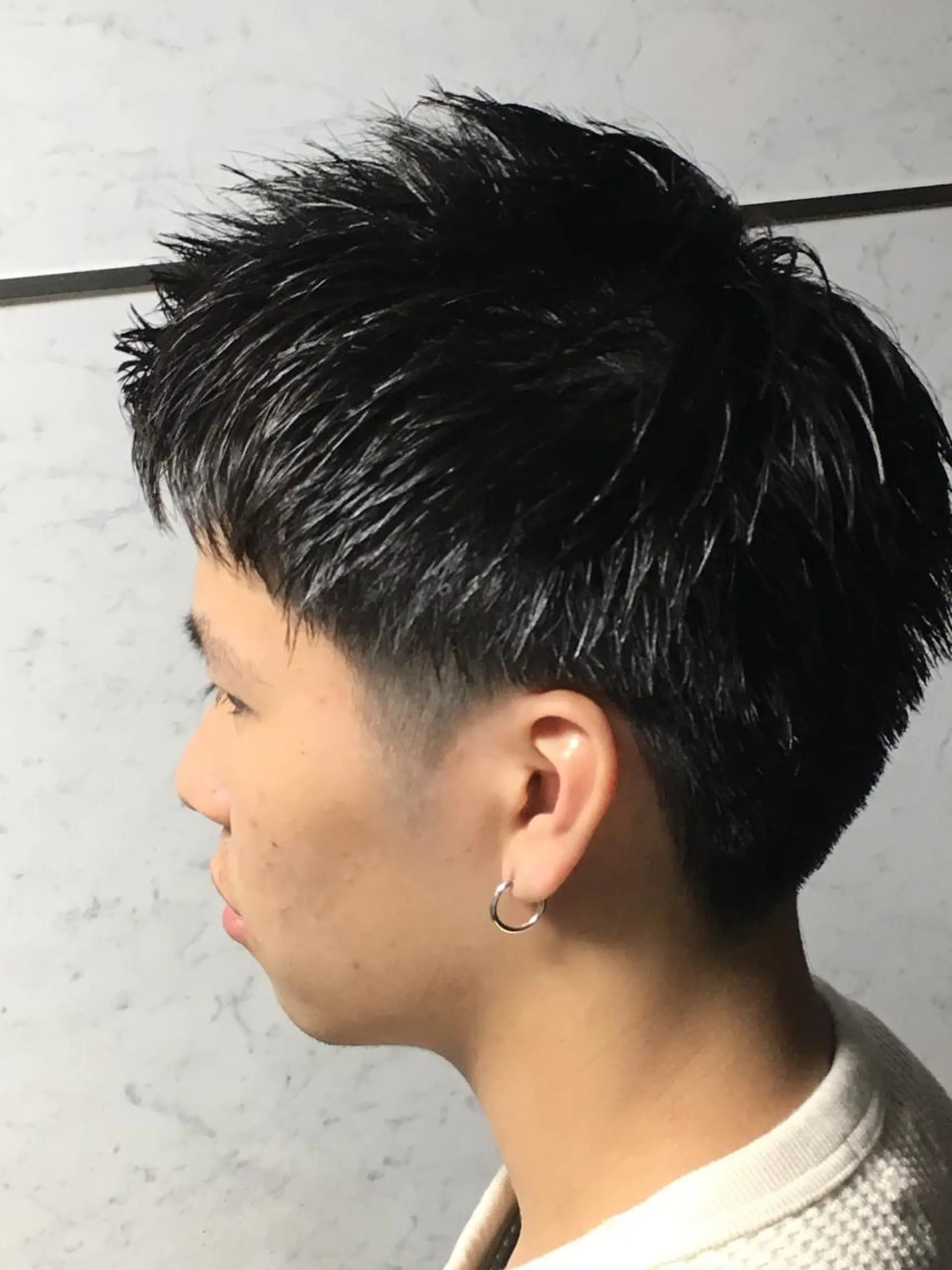 ショート メンズ 牧 颯斗のヘアスタイル