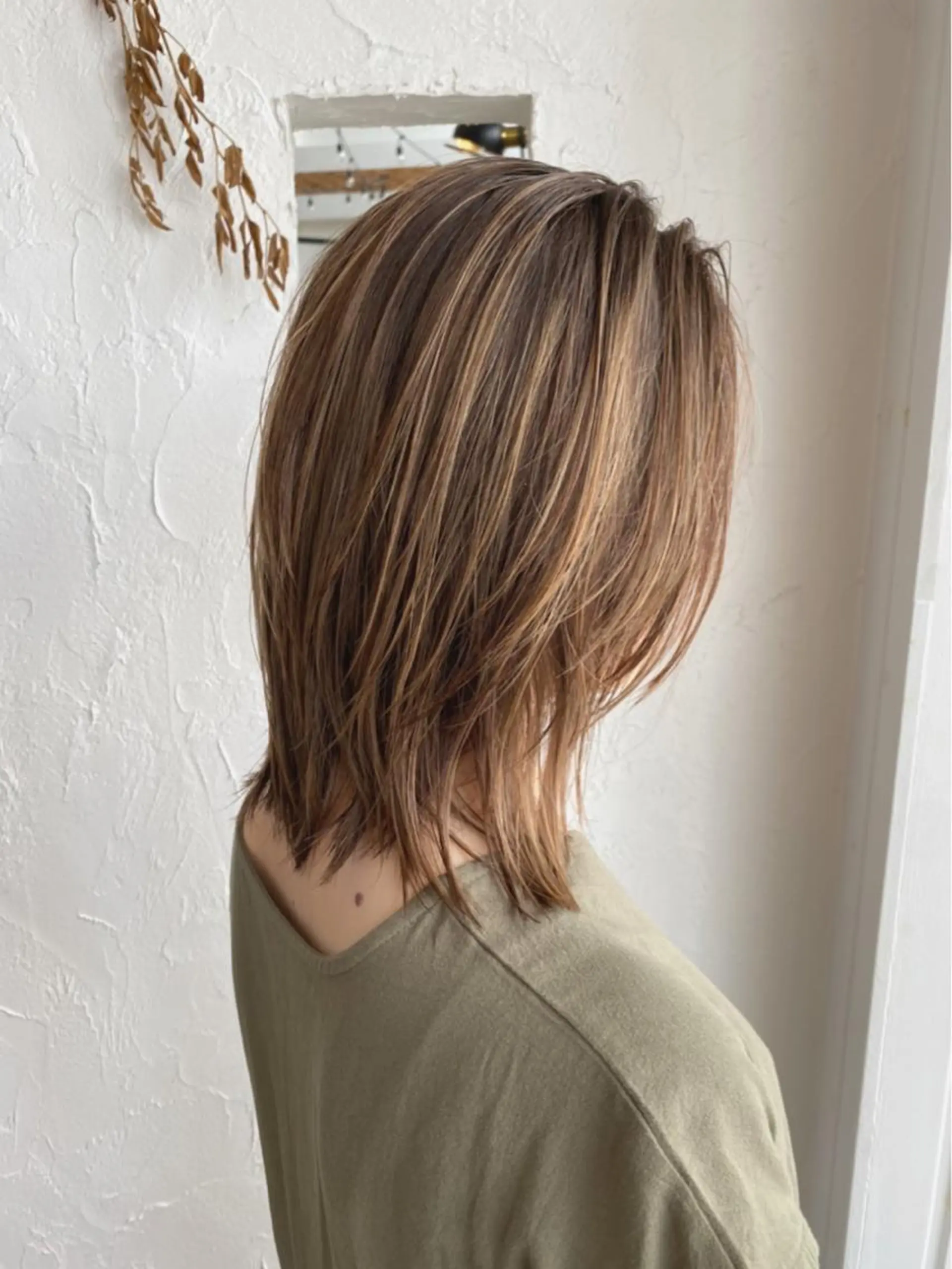 ミディアム カラー 豊橋美容院 ソンリエのヘアスタイル