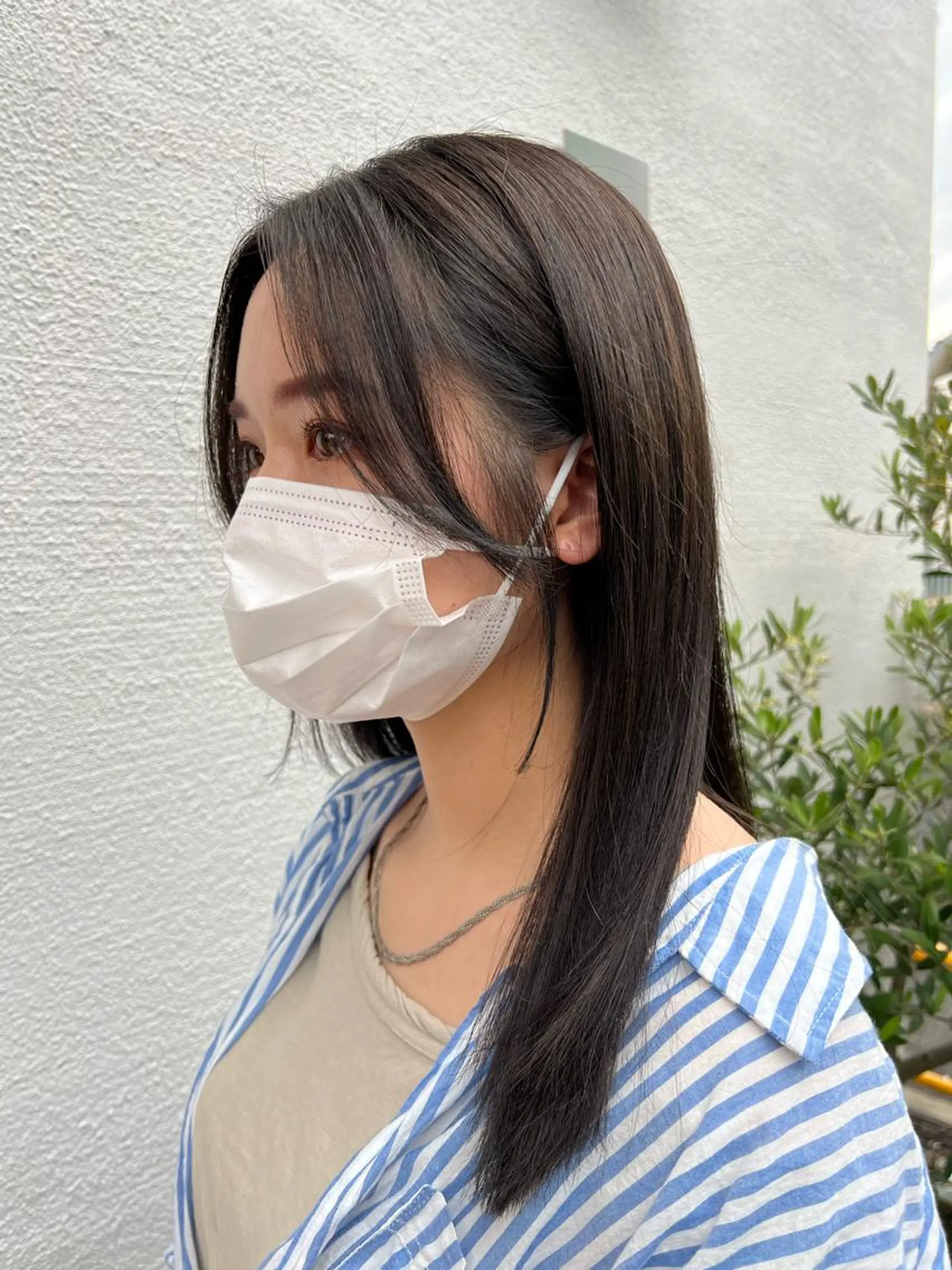 セミロング カット ヘアカラー 縮毛矯正 髪質改善/縮毛/ボブ CHIHIROのヘアスタイル