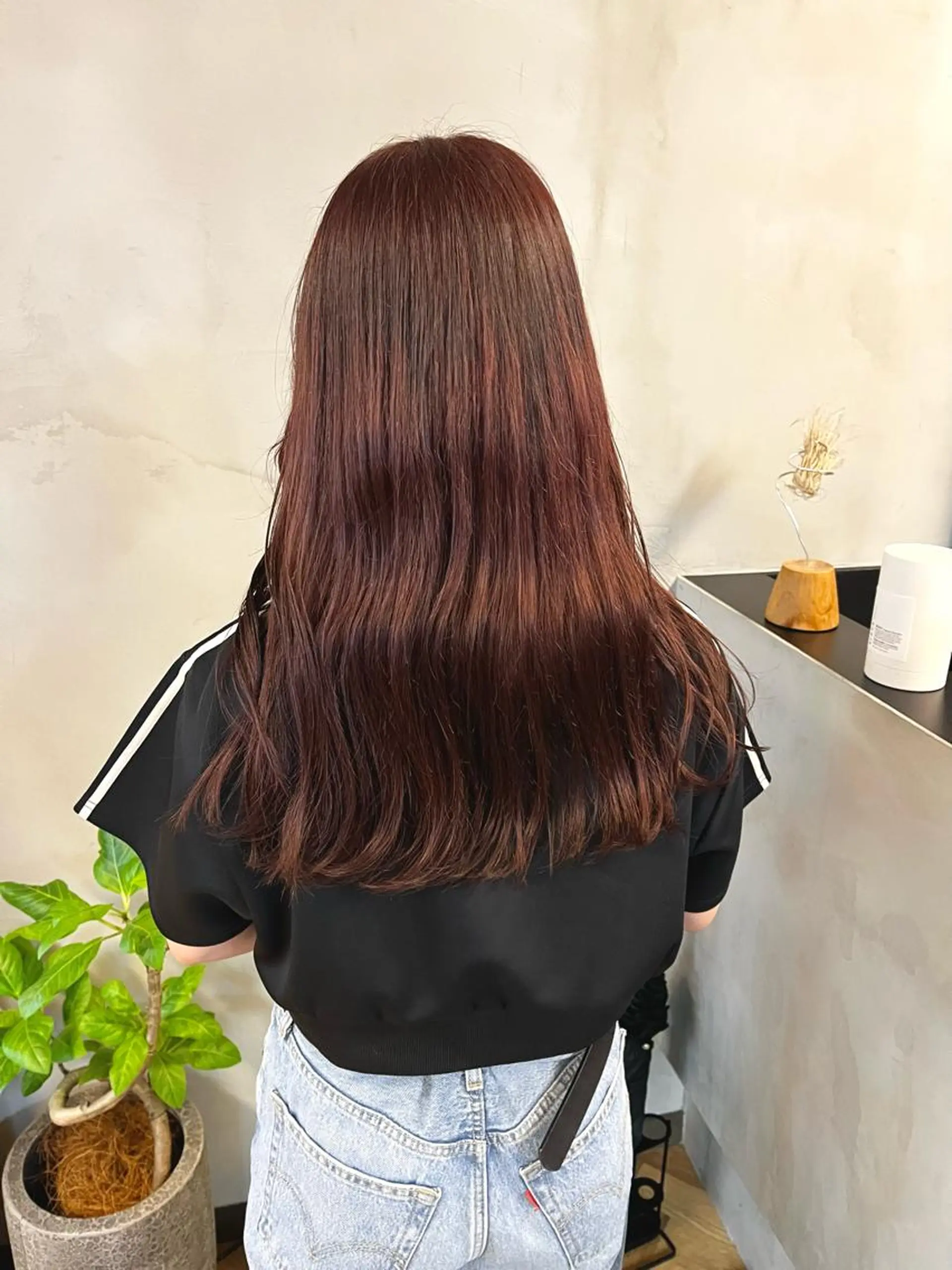 ロング カラー ヘアアレンジ ブリーチ ダブルカラー ブリーチなしカラー ena/ブリーチなし 透明感・レイヤー🎀のヘアスタイル