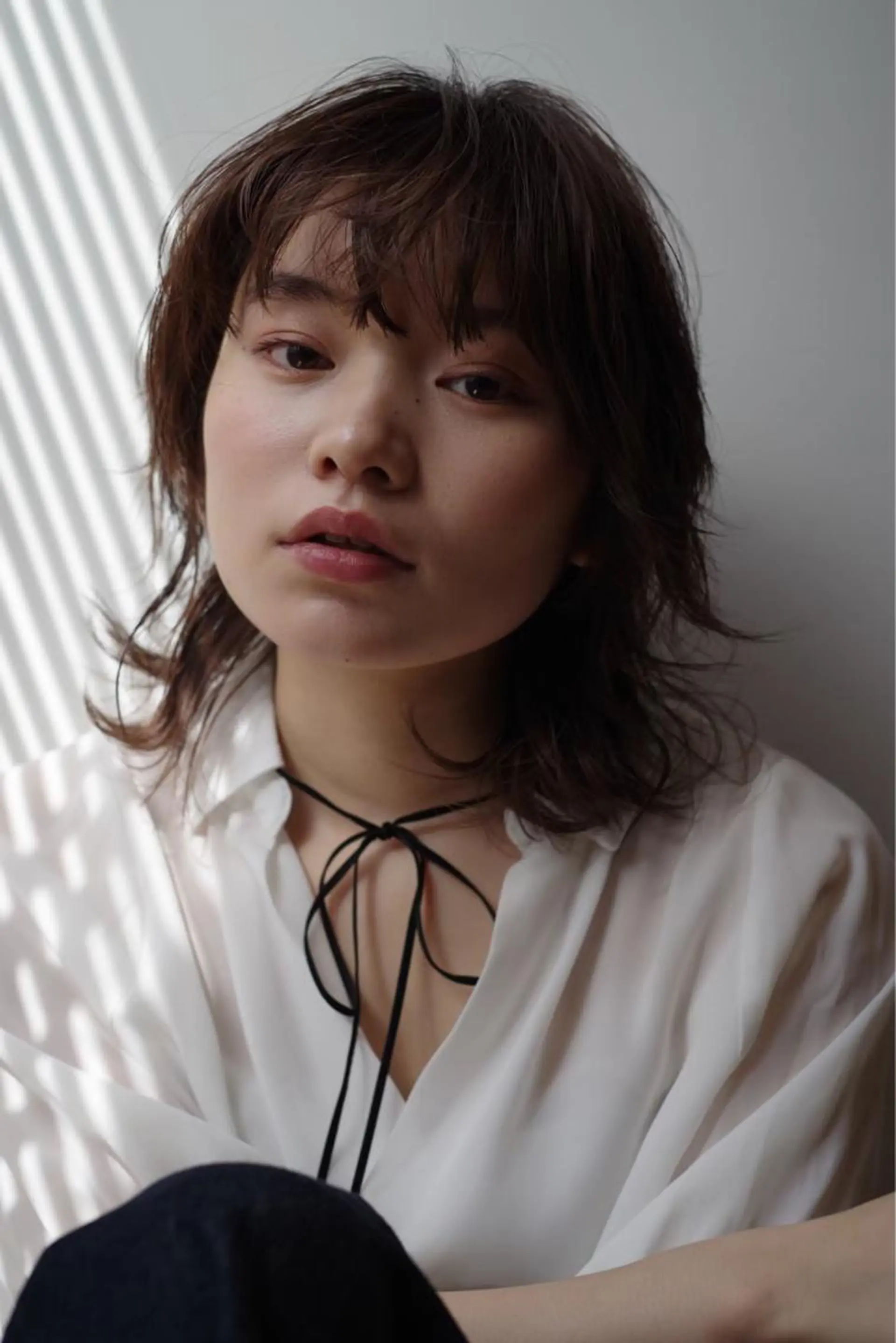 ミディアム カラー パーマ ヘアアレンジ メンズ キッズ ネイル マツエク・マツパ メンズウルフカット アディクシーカラー 透明感カラー ボブ ウルフカット 藤井 仁紀のヘアスタイル