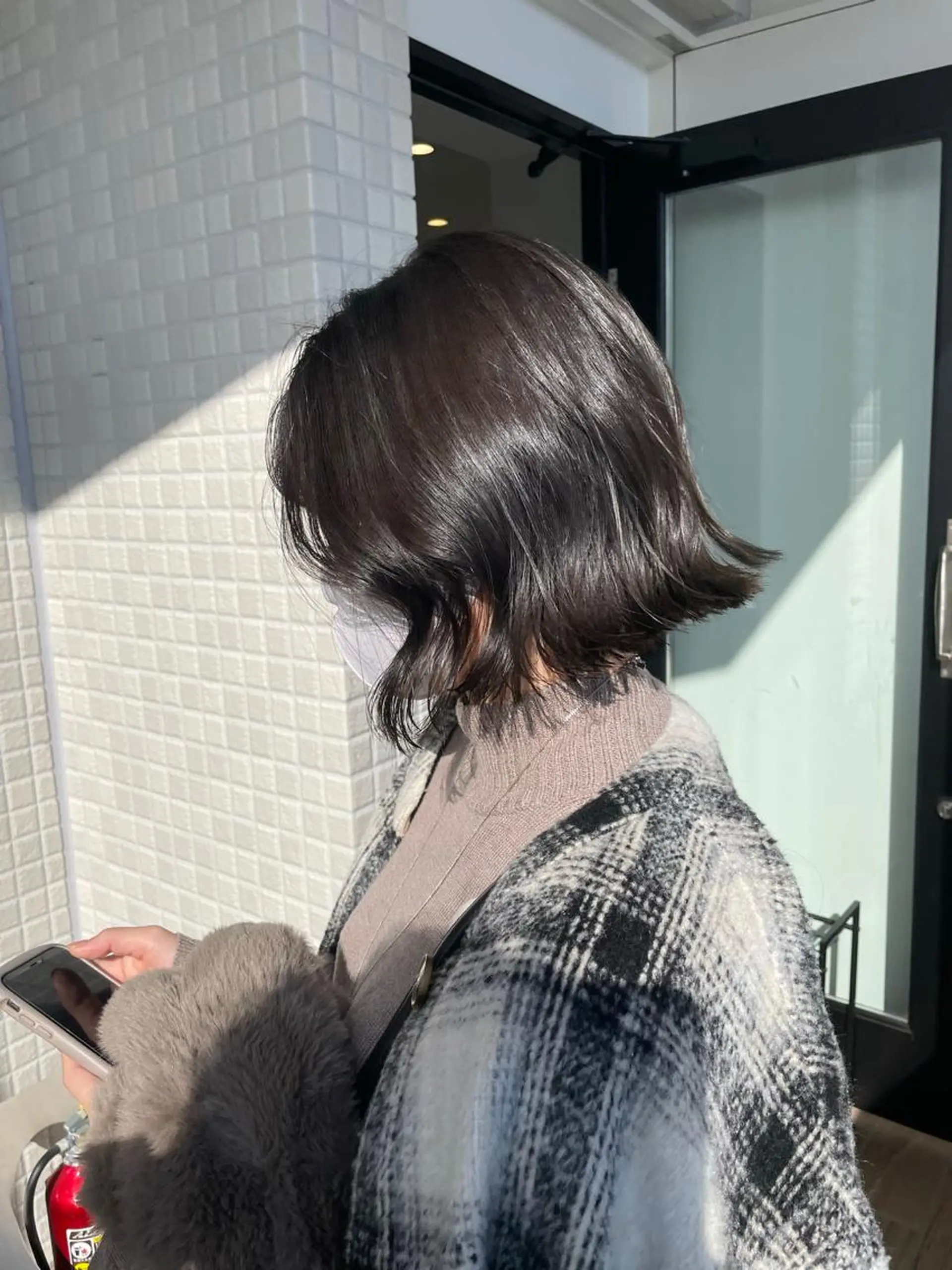 ショート カラー ボブ カット ヘアカラー トリートメント ヘアセット メンズ特化 パーマ/オザワのヘアスタイル