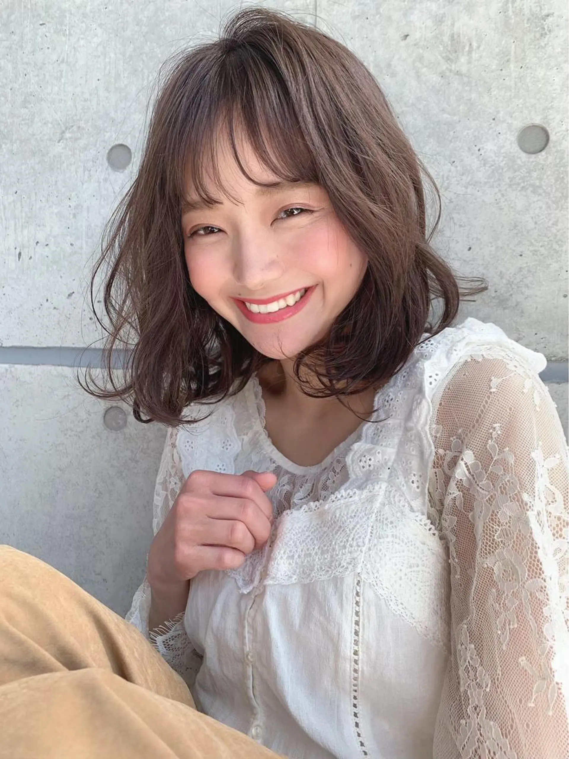 ミディアム カラー 🩰透明感カラー♡ UTA🩰のヘアスタイル