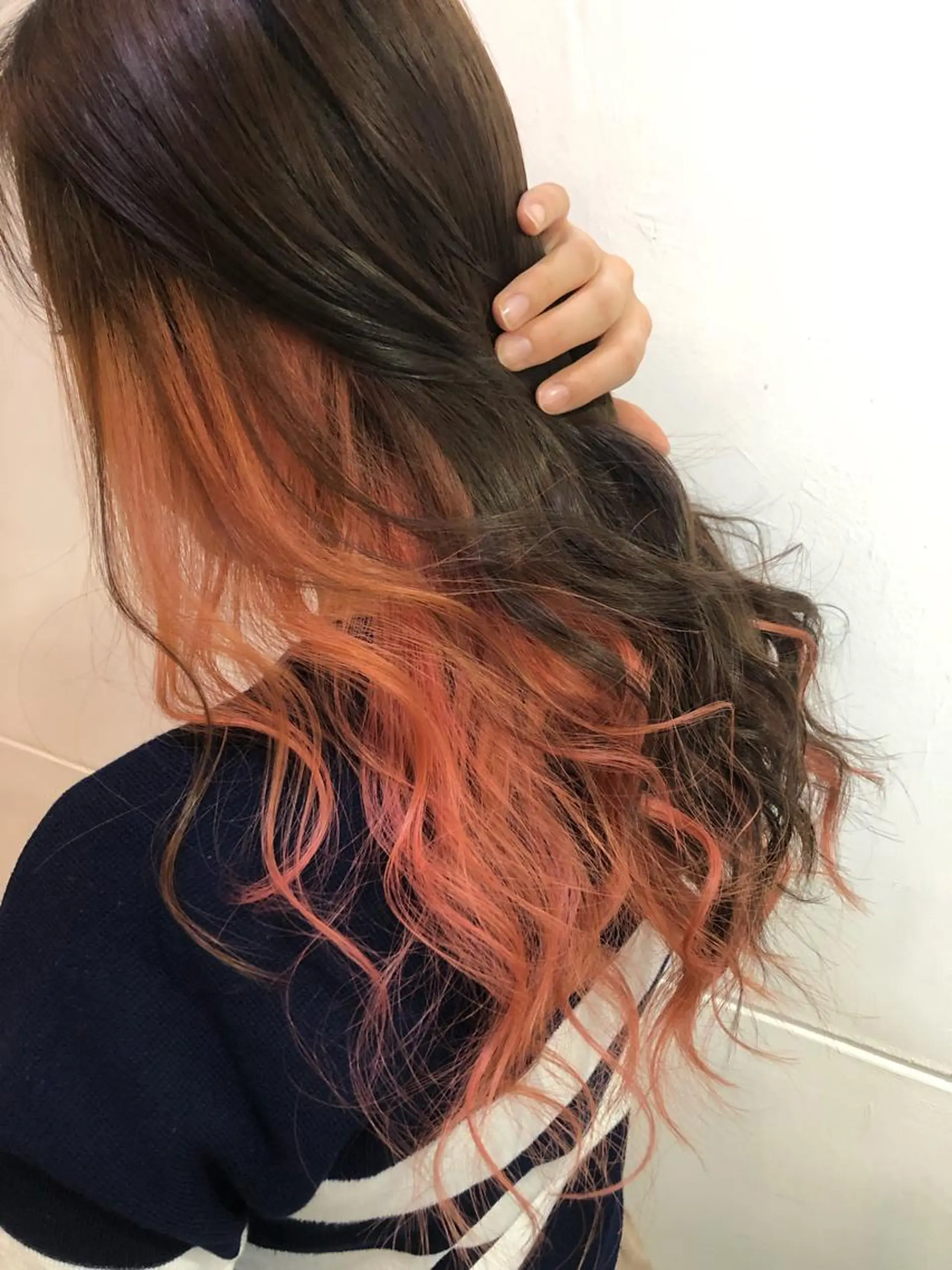 ロング カット ヘアカラー トリートメント 吉田 典弘のヘアスタイル