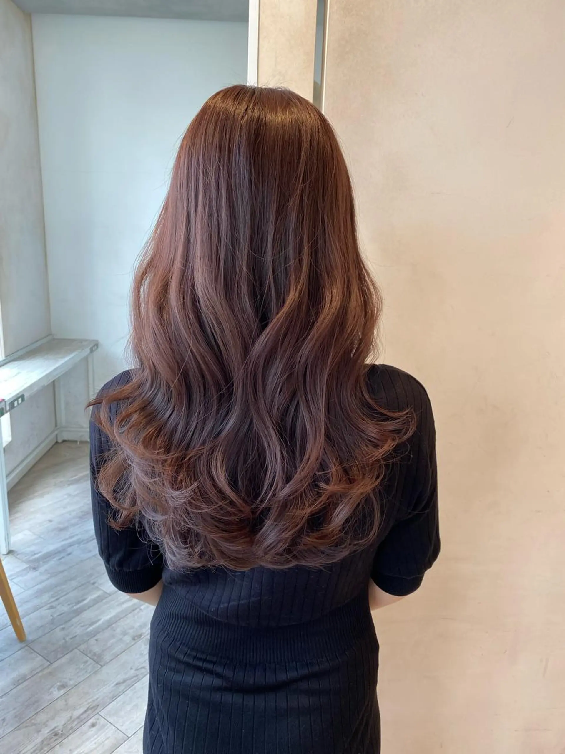 ロング くびれヘア 髪質改善 ロング 縮毛矯正 前髪顔まわりカット 🌈中村海聖のヘアスタイル