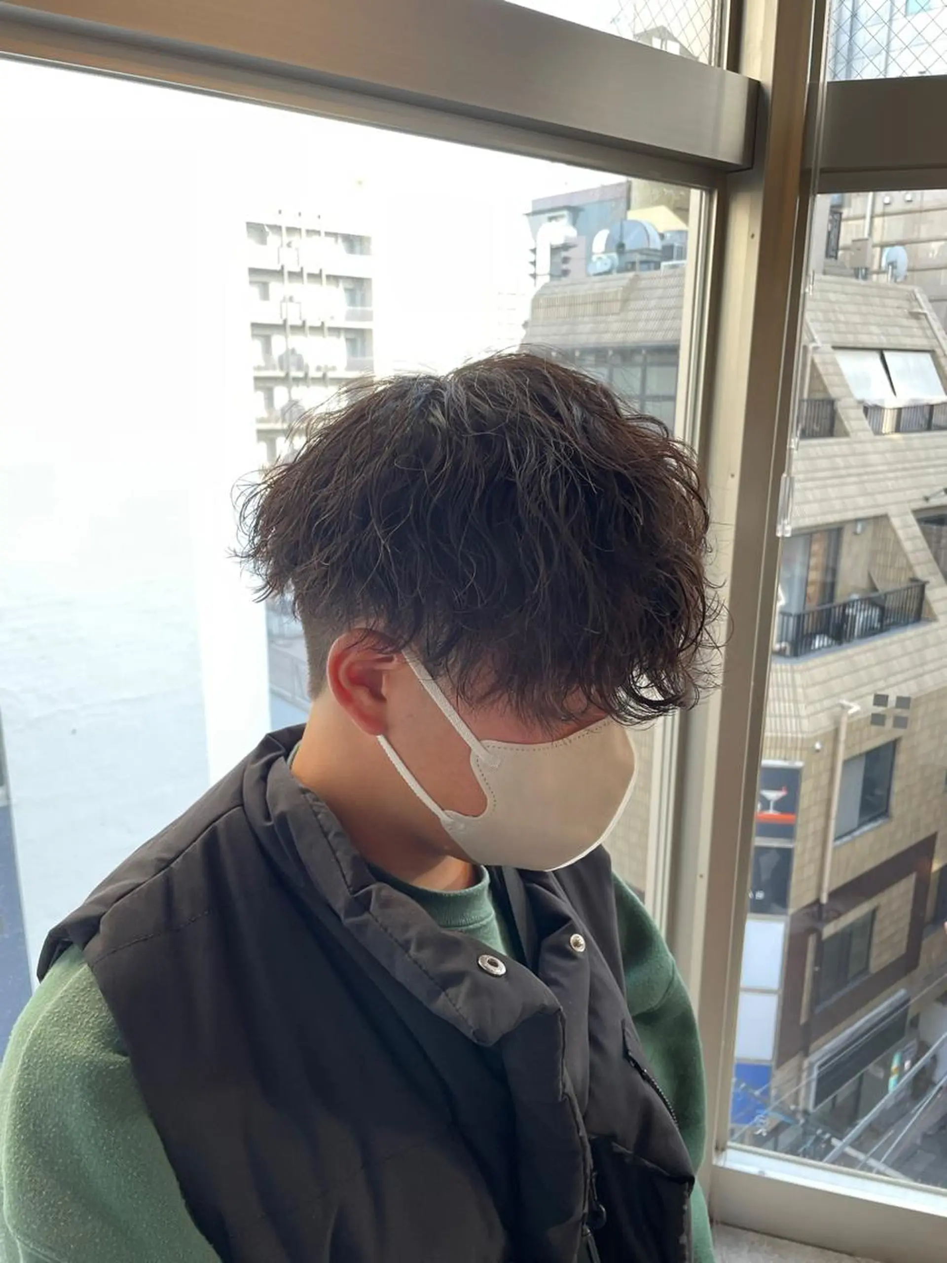 ショート パーマ カット パーマ 【men's Lapis横浜】海人のヘアスタイル