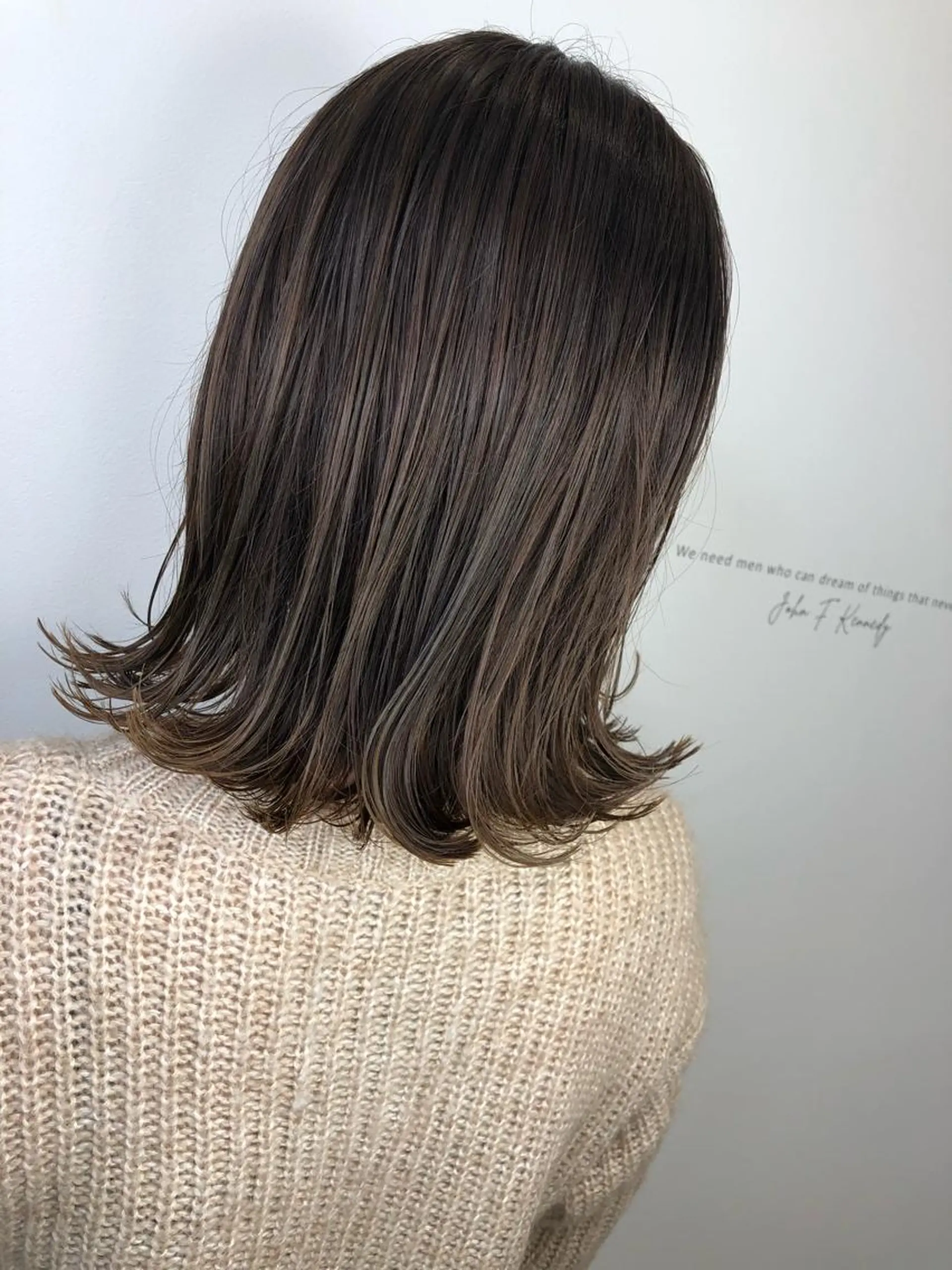 ミディアム カラー Rubik'sなかもず店所属・鍵谷 公宏のヘアスタイル