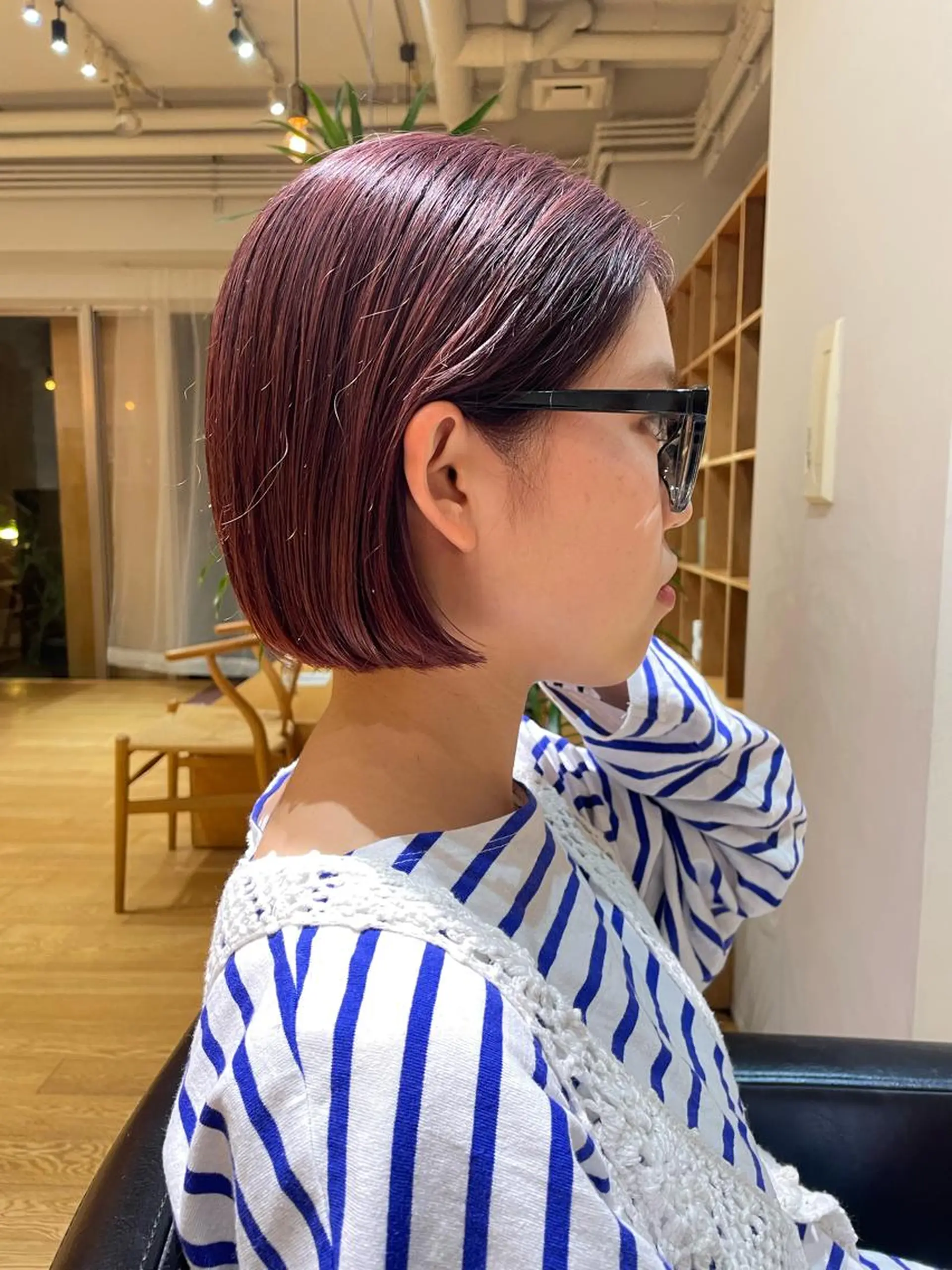 ショート カラー ボブ/ショート 吉田竣のヘアスタイル