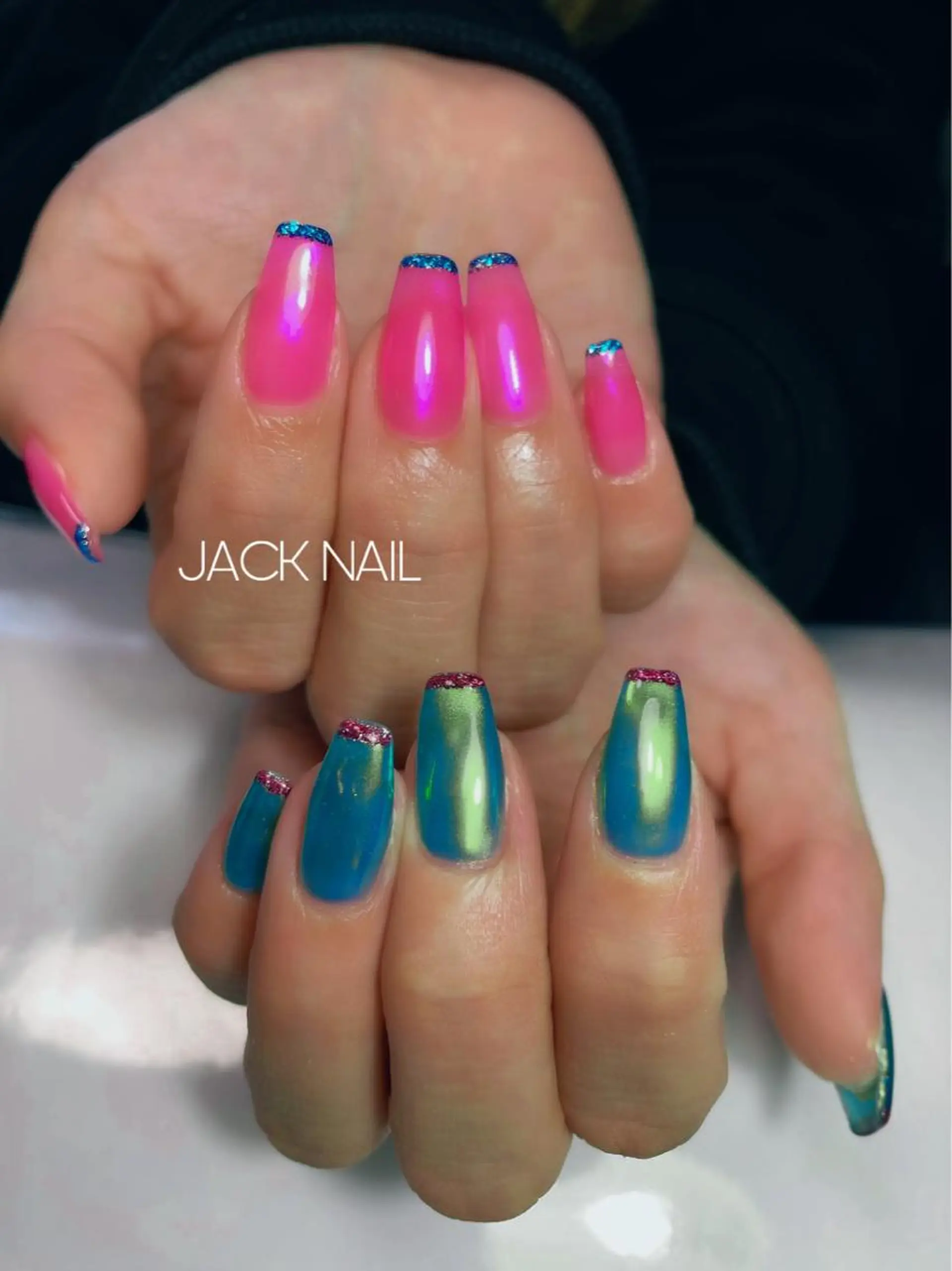 ネイル ハンドネイル フットネイル JACK NAIL 💜Ayakaのネイルデザイン