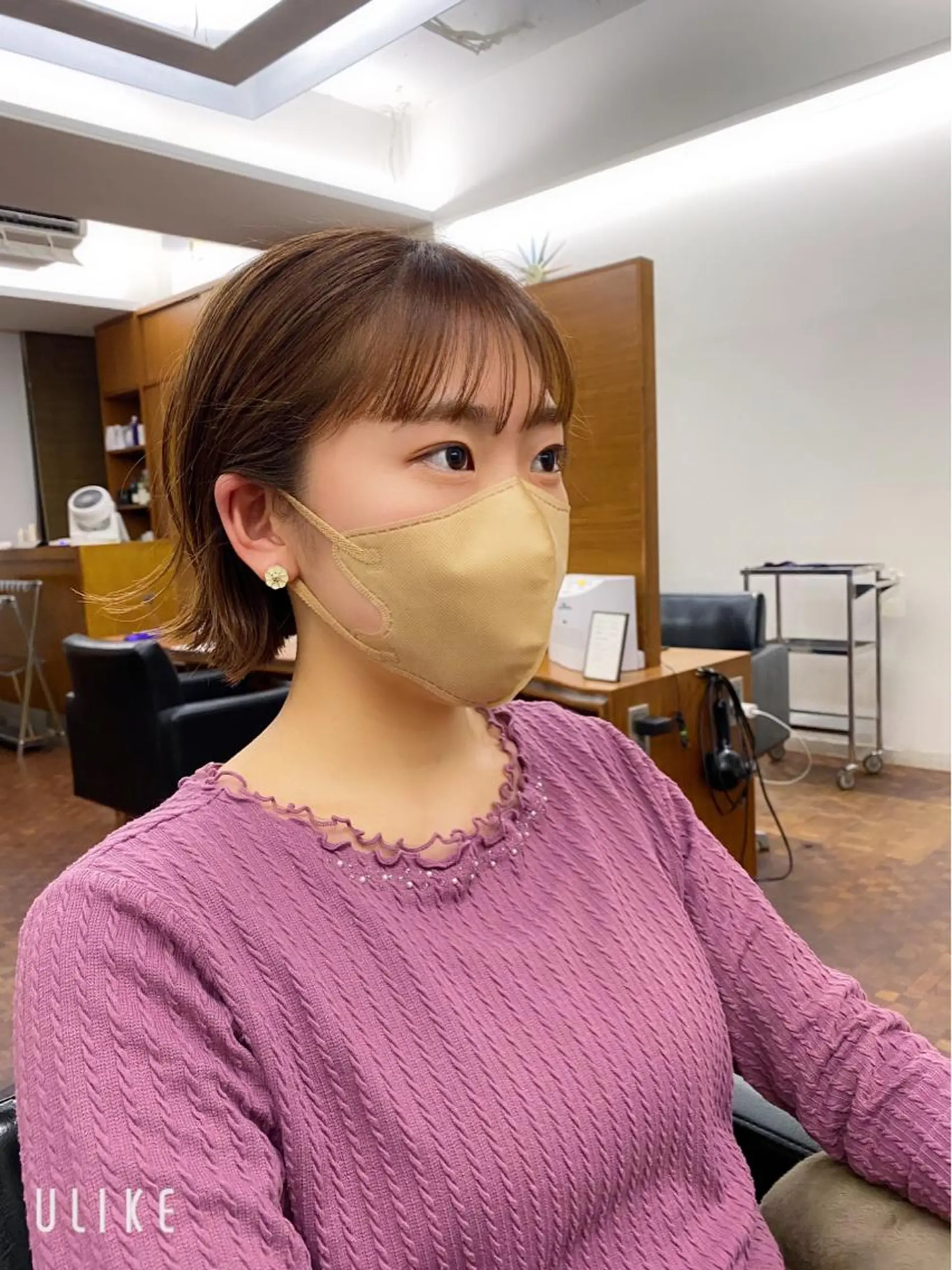 ショート 似合わせレイヤー/ ニュアンスパーマ高倉のヘアスタイル