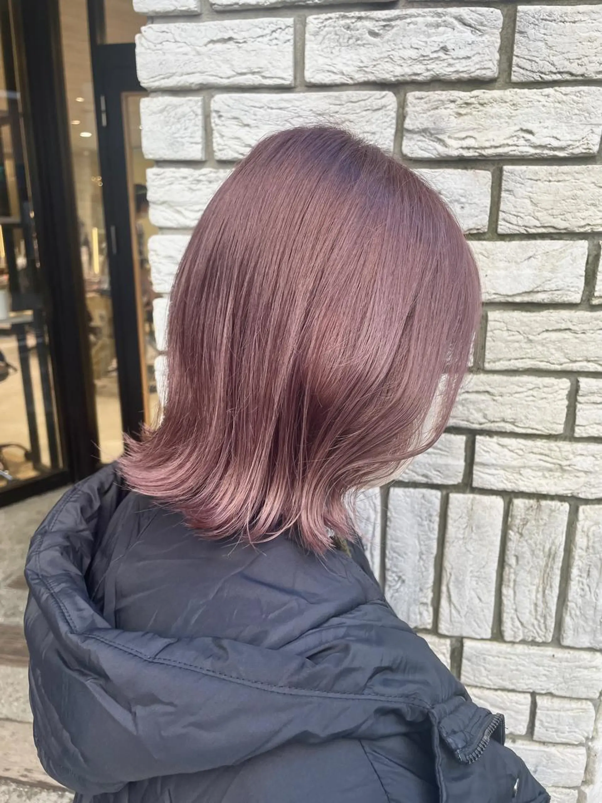 ミディアム カラー グレージュ ラベンダーカラー ラベンダーグレージュ ラベンダーグレー カラー/レイヤー/ 髪質改善/PAAQのヘアスタイル