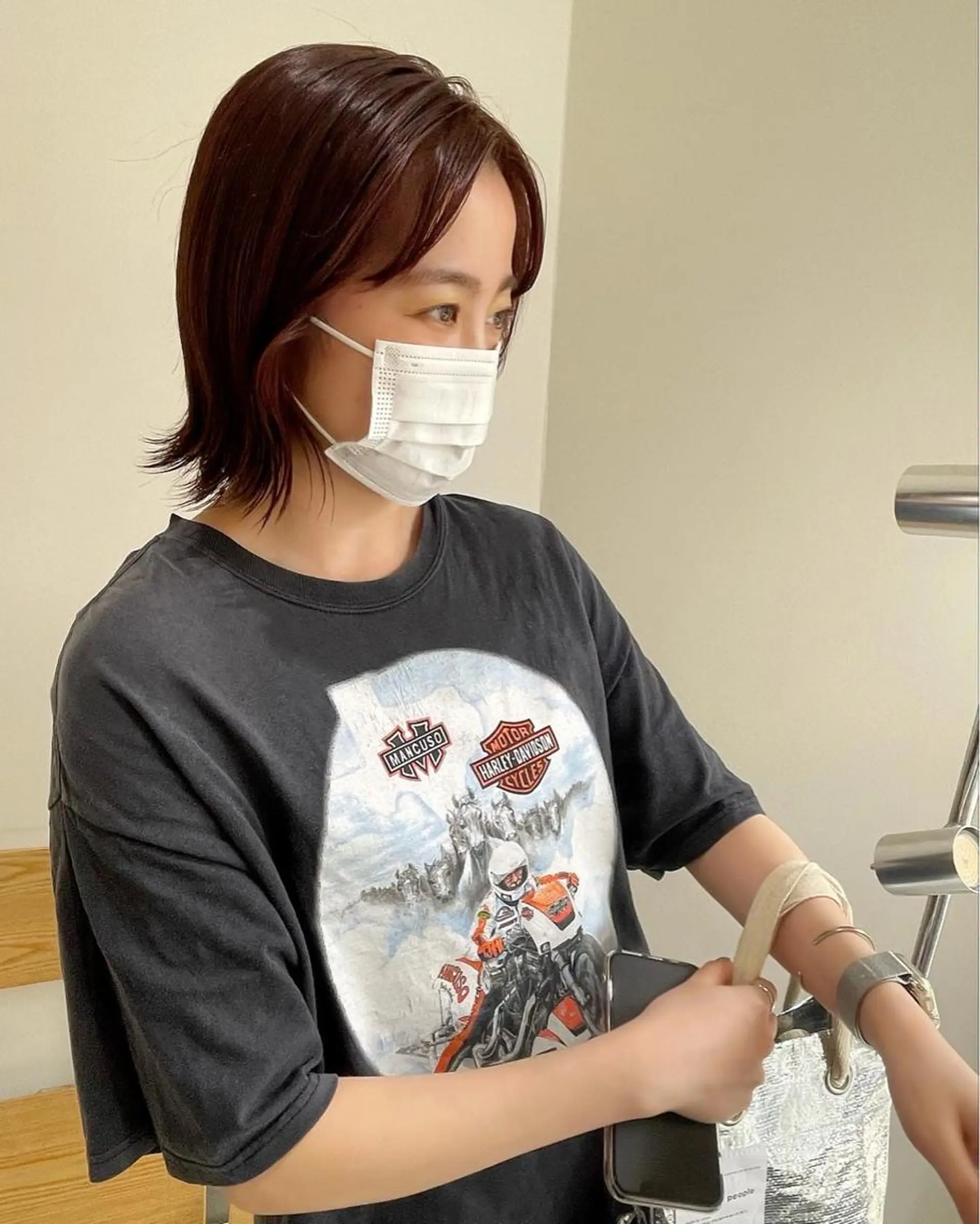 ミディアム カラー mir MIYUのヘアスタイル