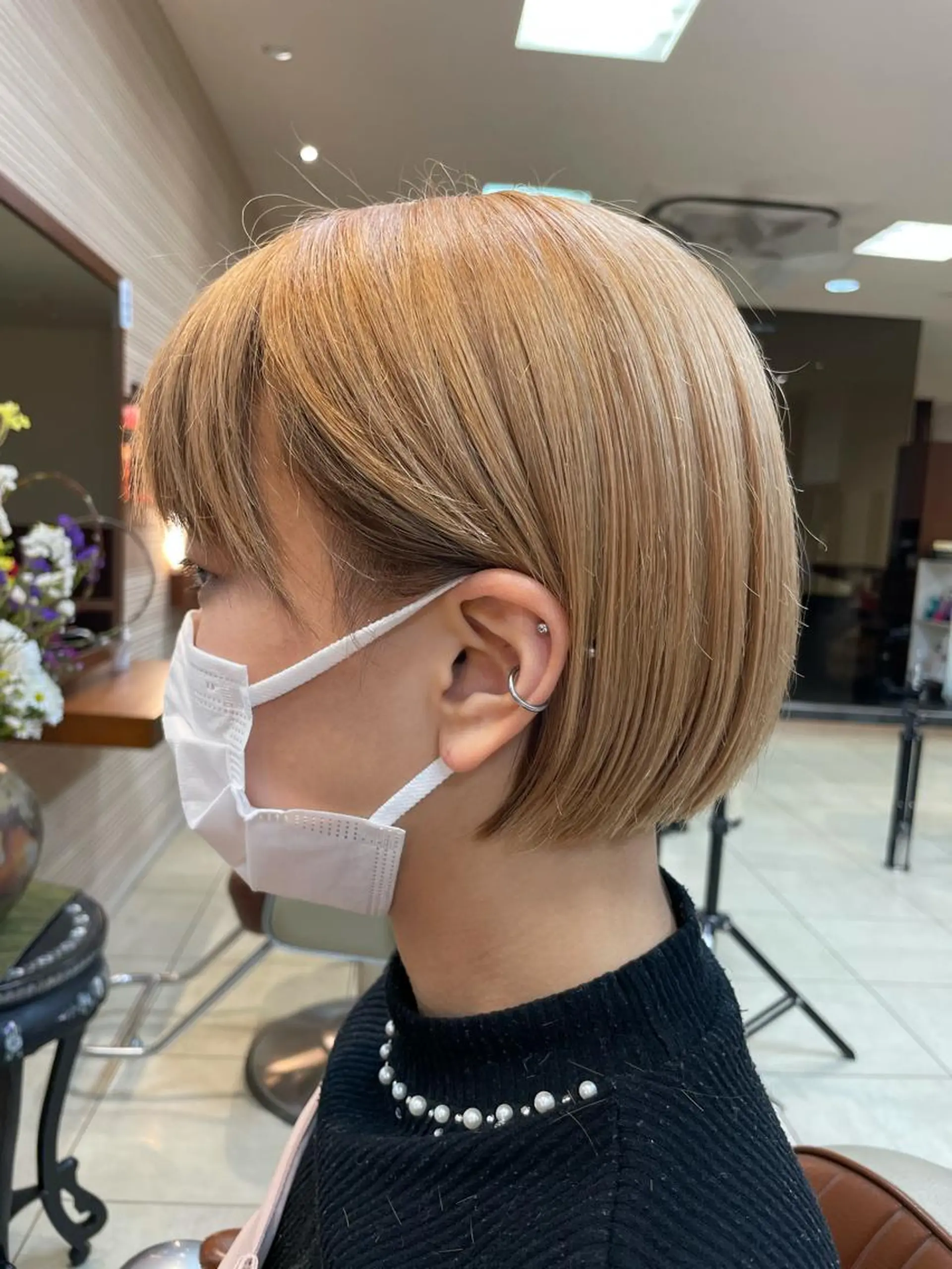 ショート ヘアアレンジ ボブ ショートヘア カット トリートメント 【Sweep】おじま のぞみのヘアスタイル