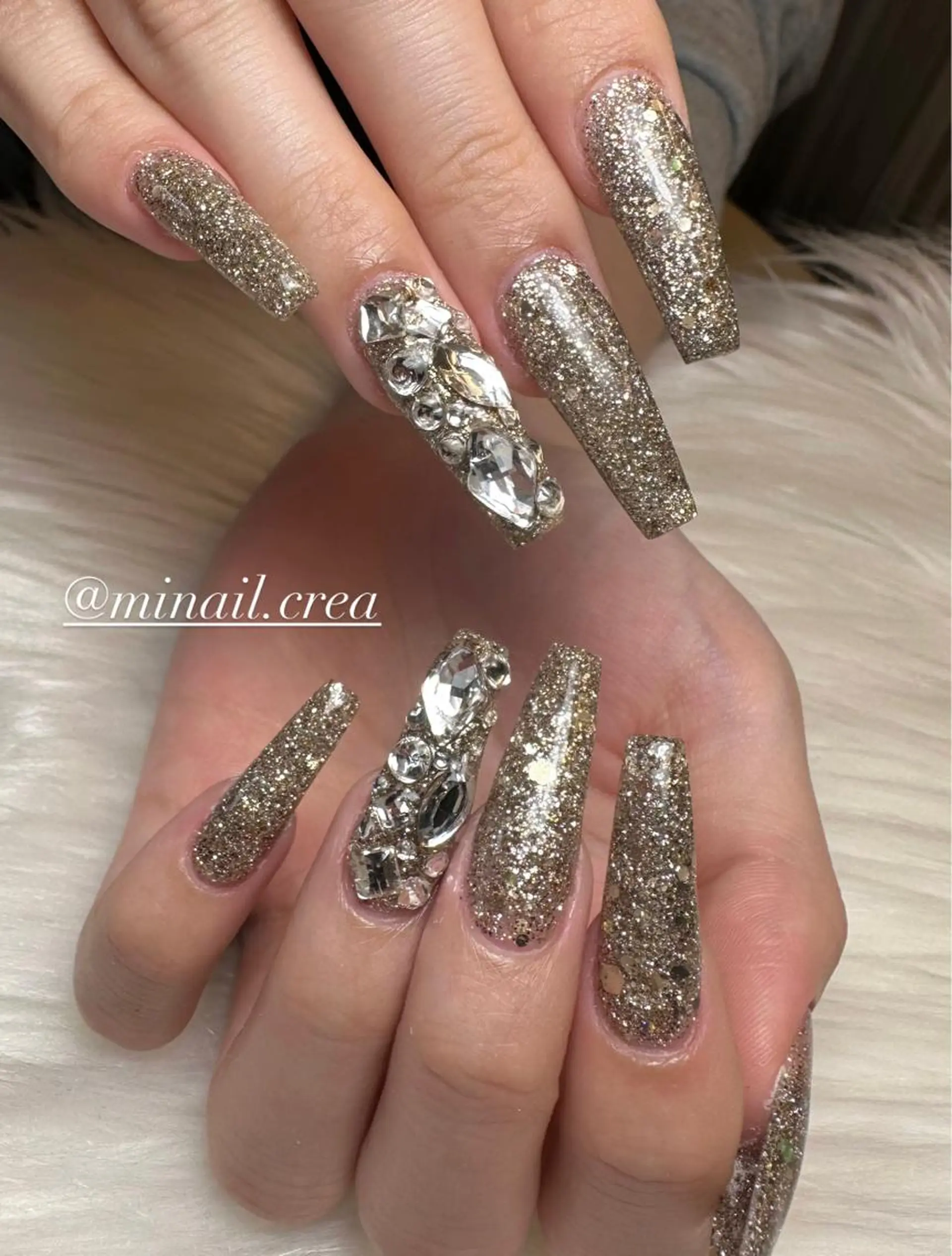 ネイル フラッシュネイル ロングネイル ワンカラーネイル スカルプネイル CReA nailのネイルデザイン