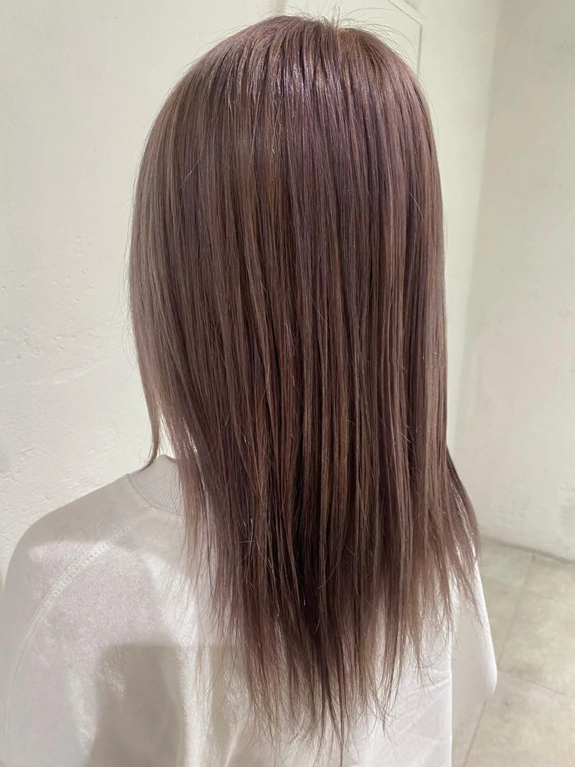 セミロング ヘアカラー 🍋暖色カラーヘアア レンジniina🍋のヘアスタイル