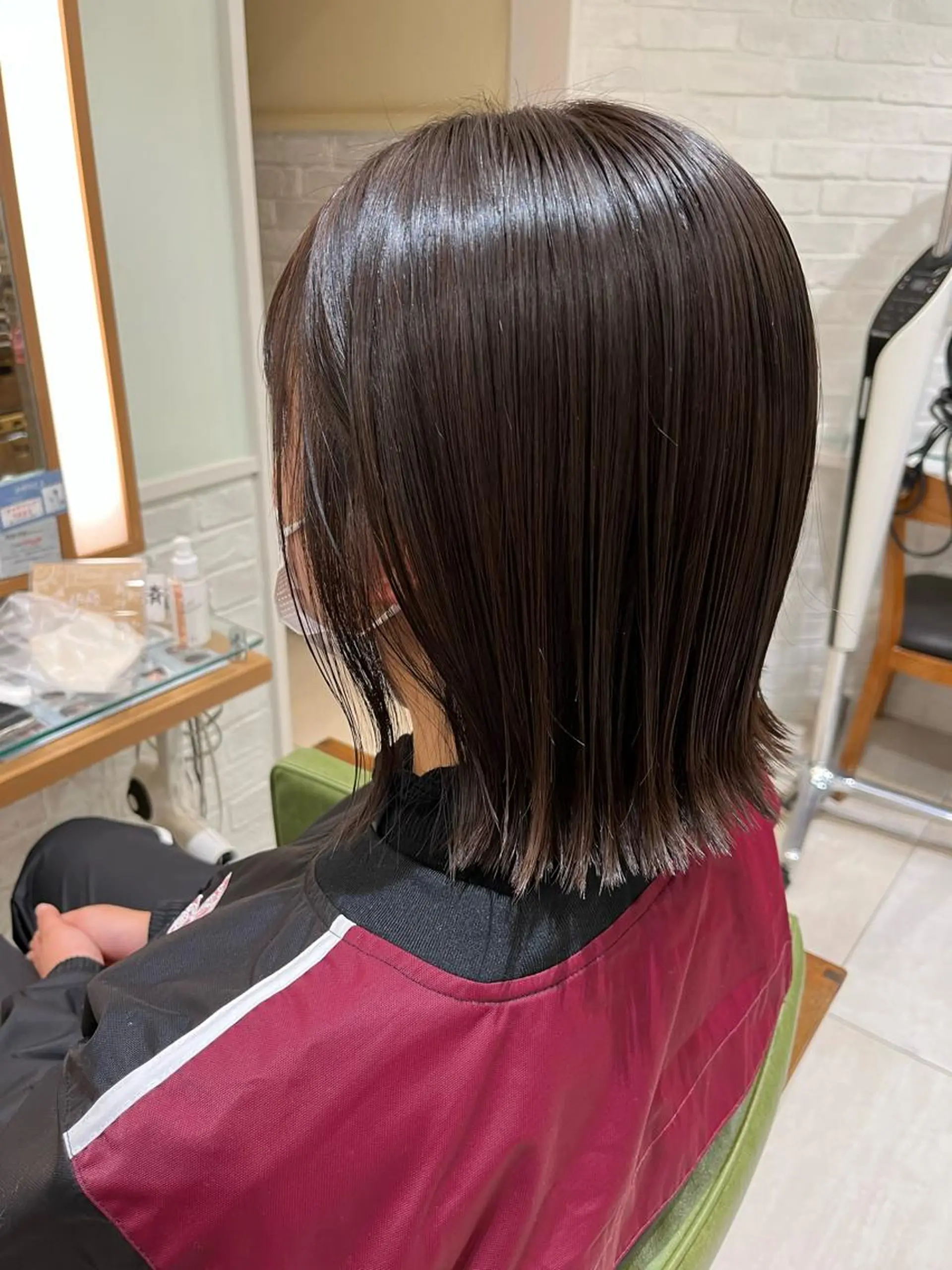 ミディアム カラー グレージュ 高橋友里亜 /フリーランスのヘアスタイル