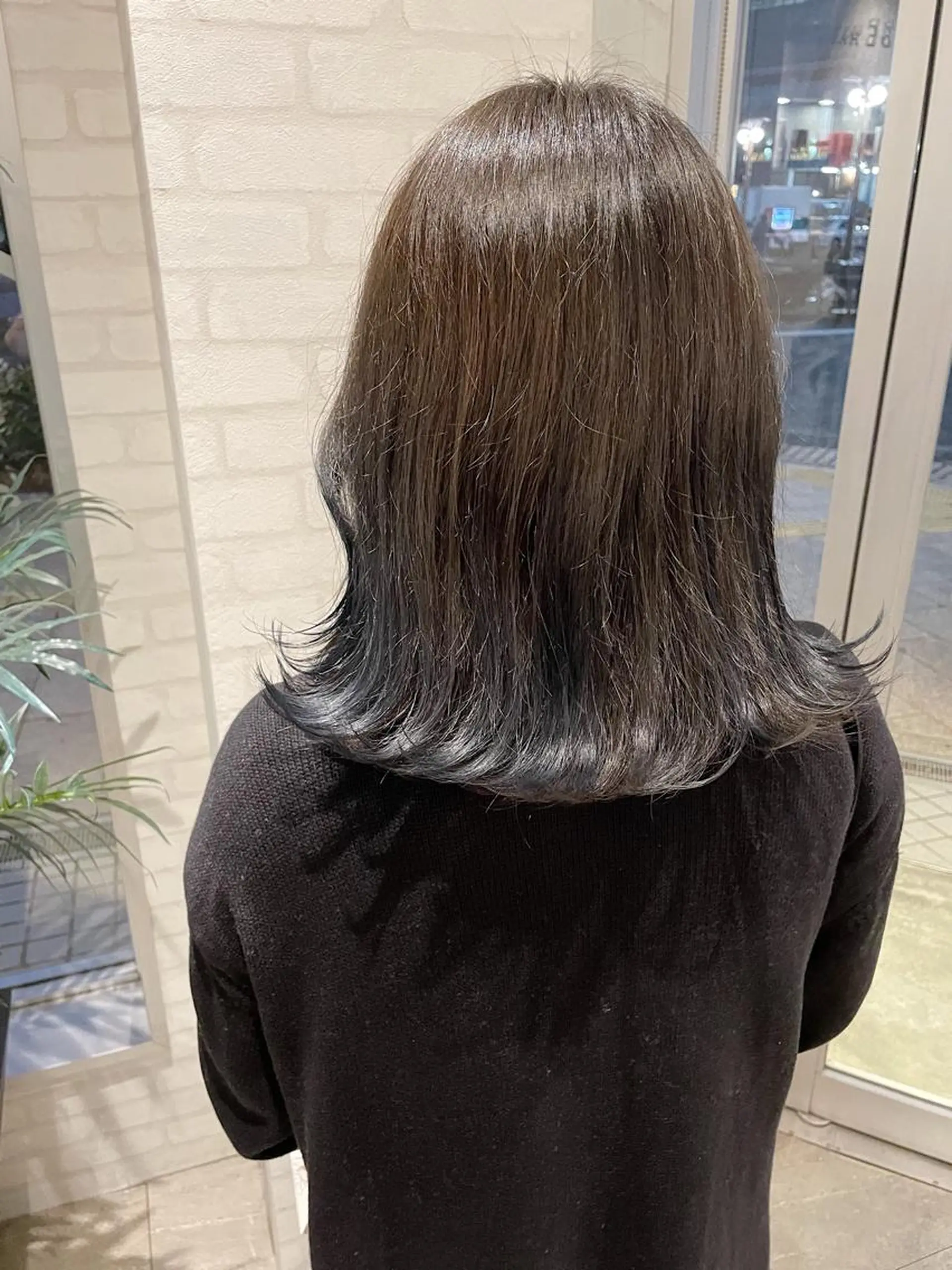 ミディアム カラー ケアブリーチ /髪質 改善/古橋圭史郎のヘアスタイル