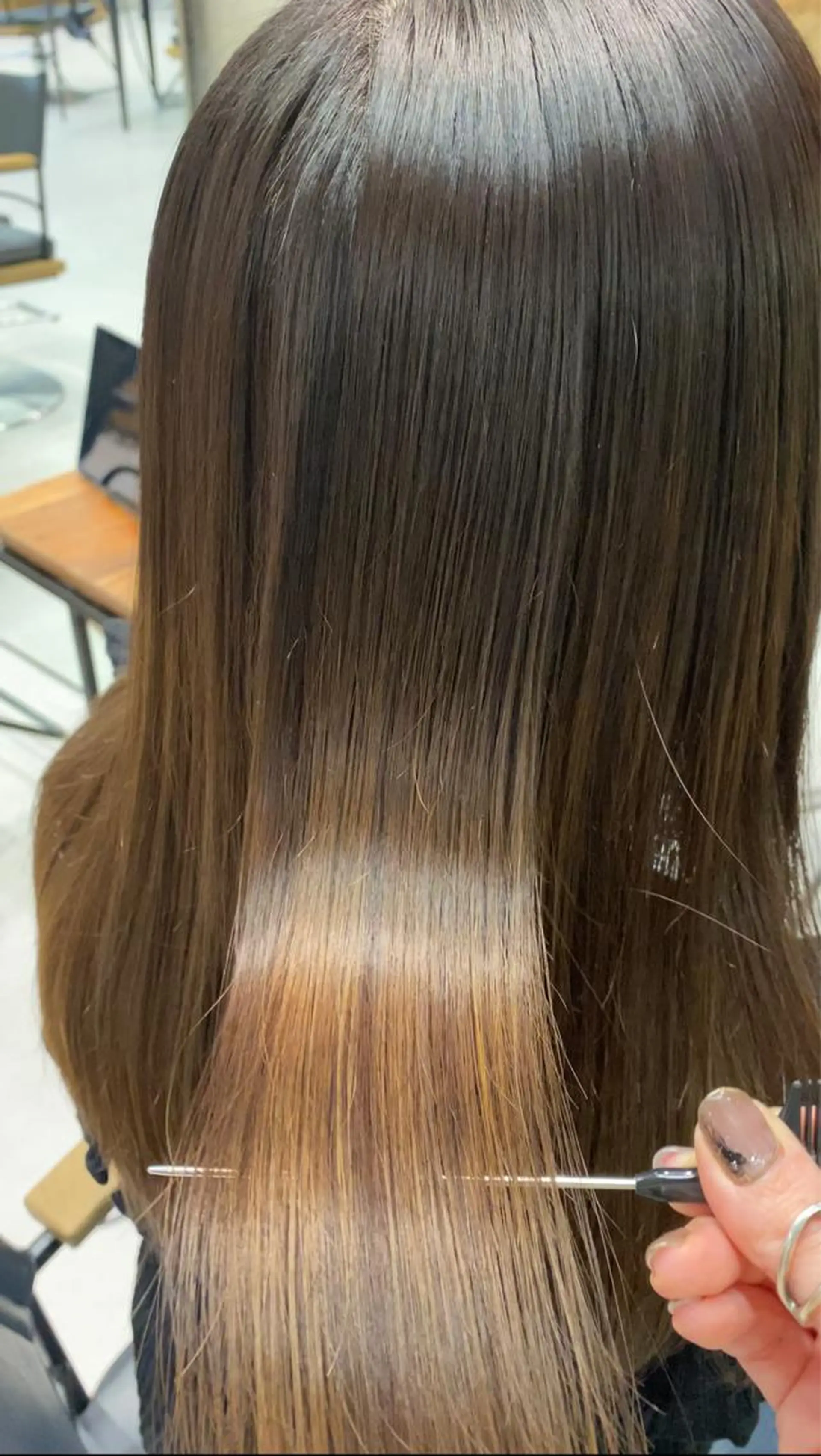 セミロング 髪質改善 トリートメント 🌼透明感カラー ✳︎eri🌼のヘアスタイル