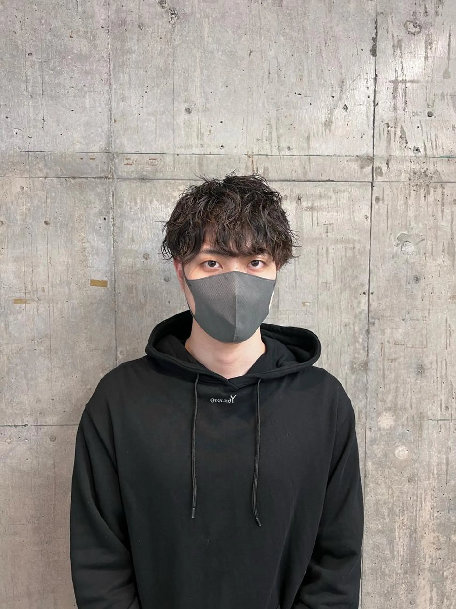 ショート カラー パーマ メンズ メンズパーマ スパイラルパーマ カット メンズパーマ /SUNAOのヘアスタイル