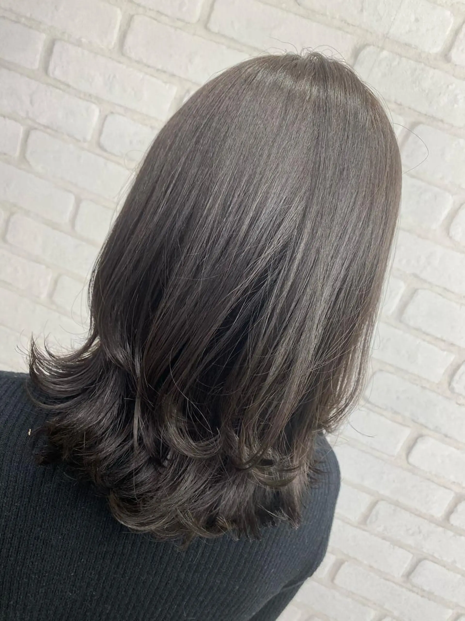 ミディアム カラー ブリーチカラー🫧 森　凪沙のヘアスタイル