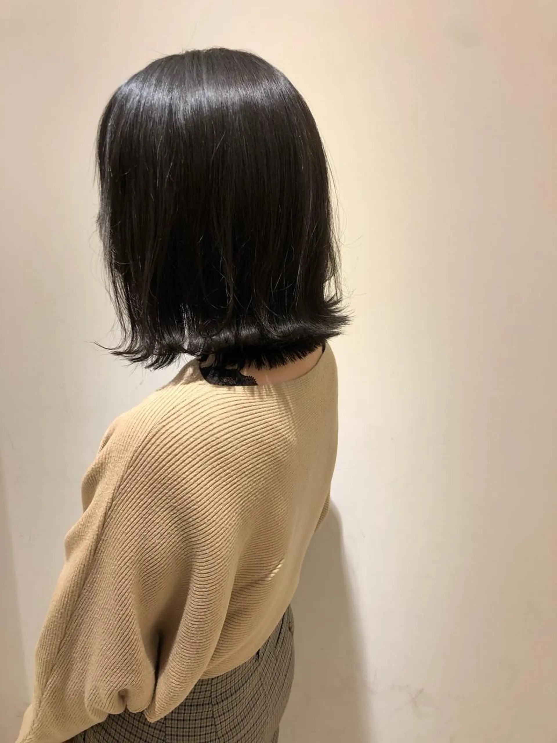 ミディアム 切りっぱなしボブ ボブ Gardenhair 小笠原篤矢ショートのヘアスタイル