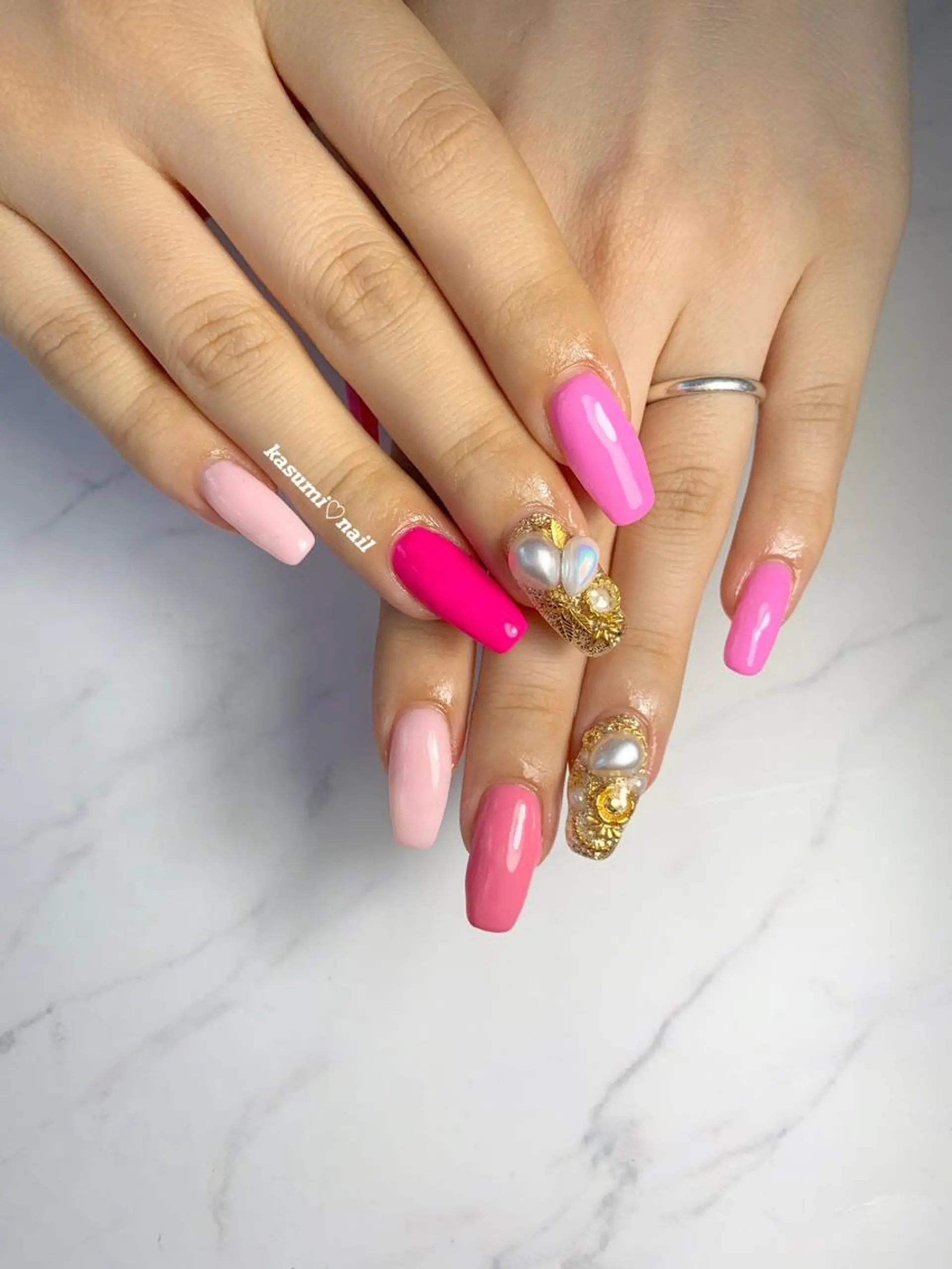 ネイル アートネイル フットネイル ジェルネイル KASUMI♡ Nailのネイルデザイン