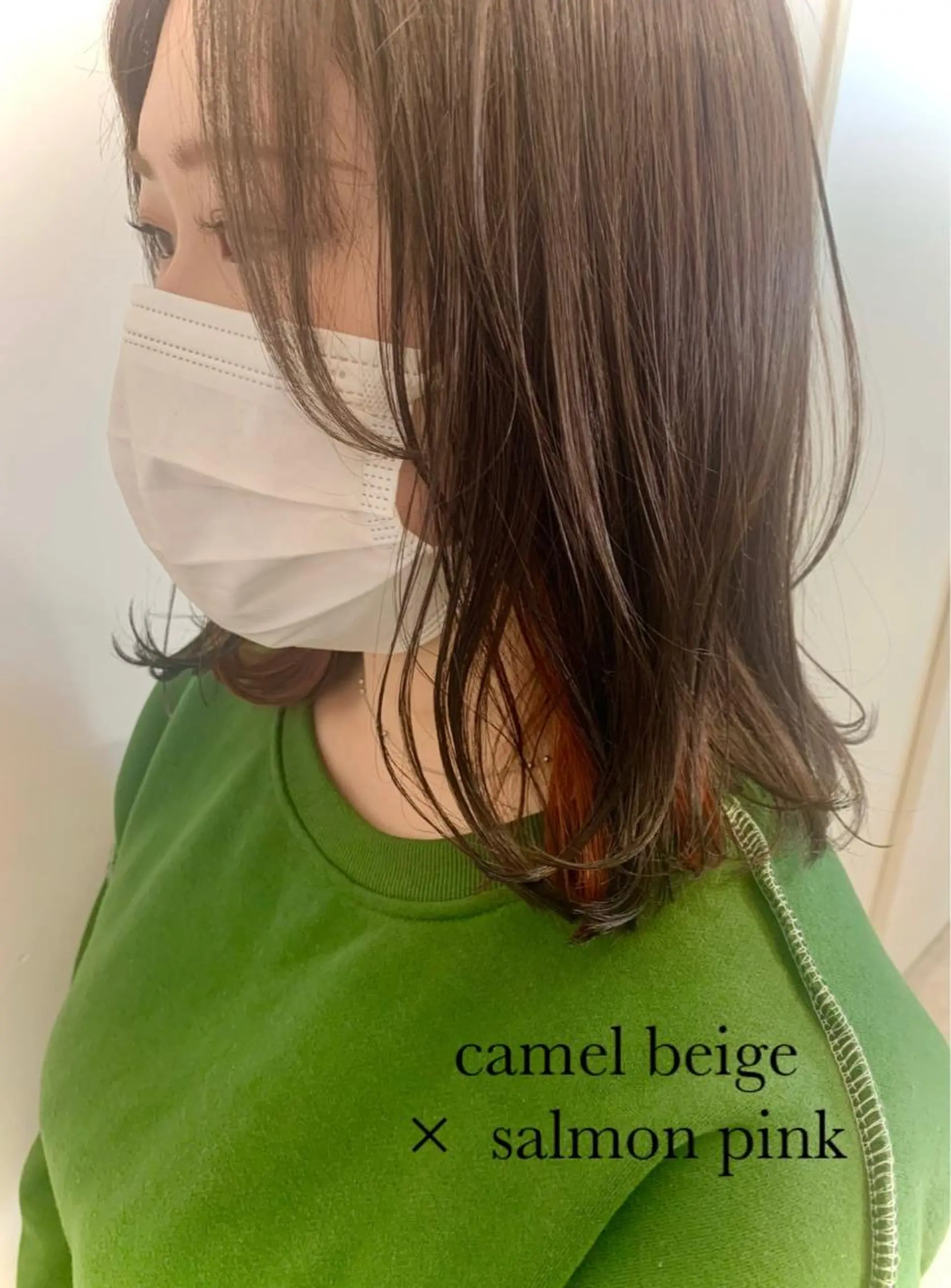 ミディアム 田中 亜沙美のヘアスタイル