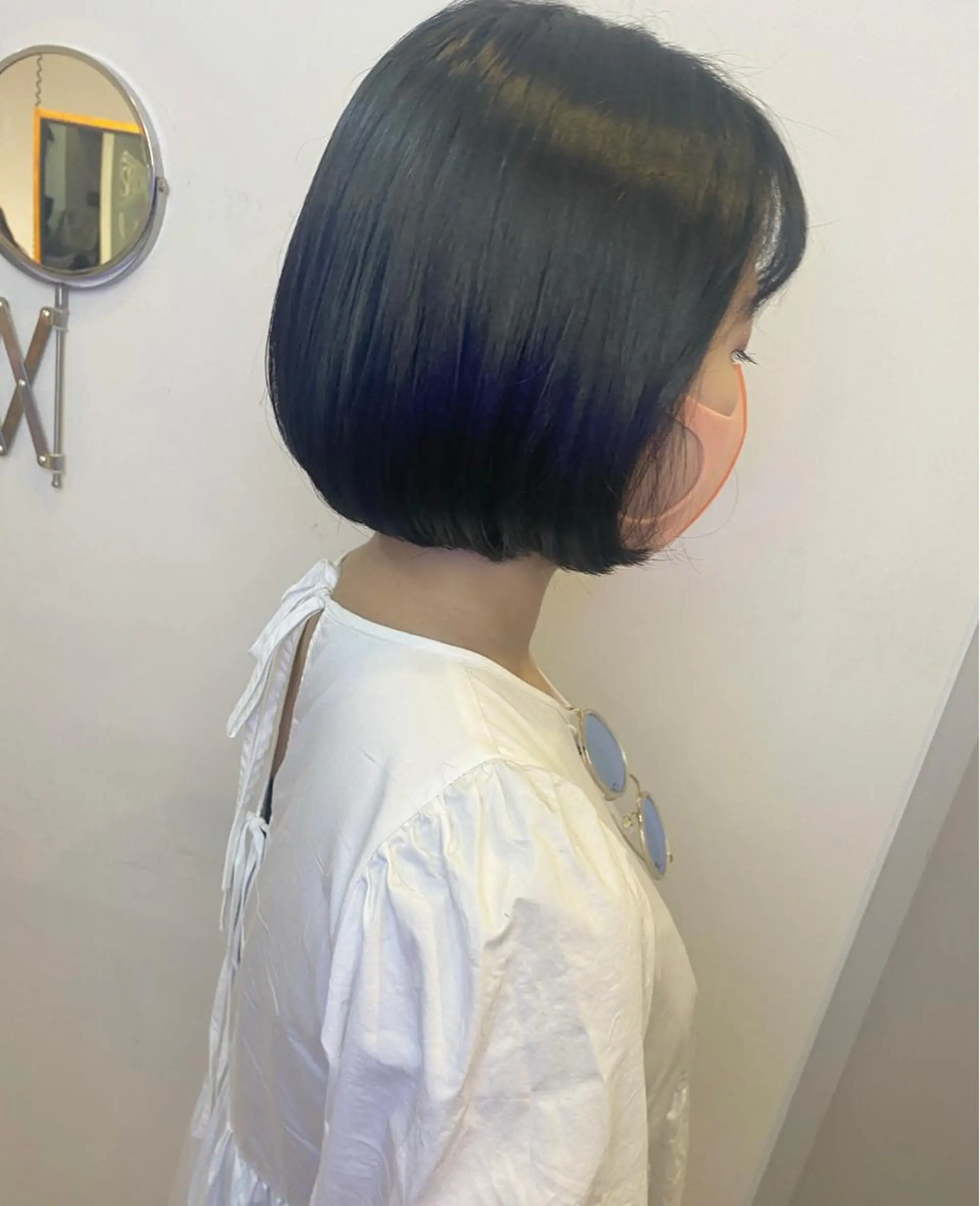 ショート カラー ブルーカラー ブルージュ ボブ カット ヘアカラー トリートメント scene.池袋所属・scene. haraのヘアスタイル