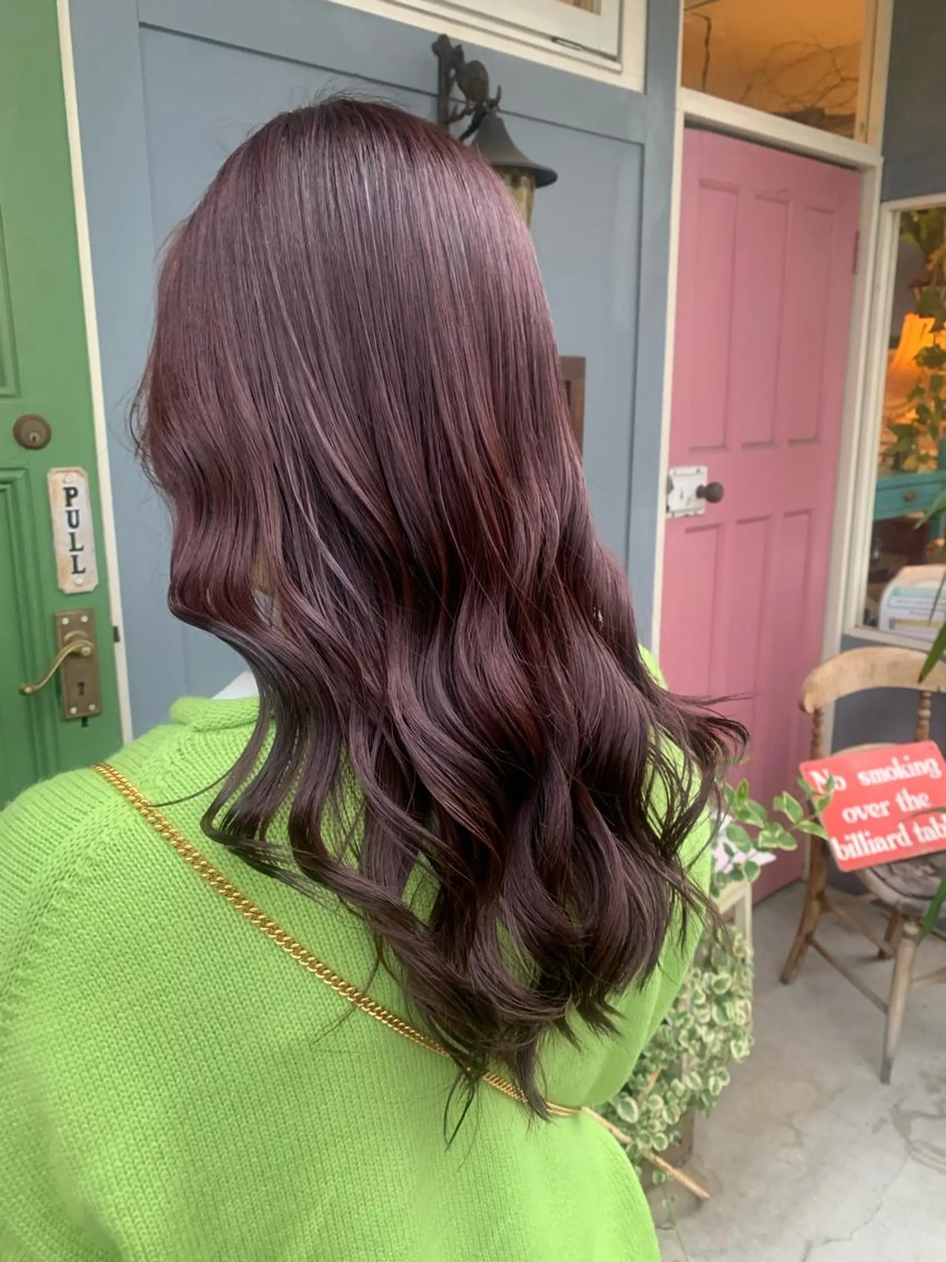 ミディアム カラー カット ヘアカラー トリートメント ヘッドスパ 清水千優/パーマ/透 明感カラー/メンズのヘアスタイル